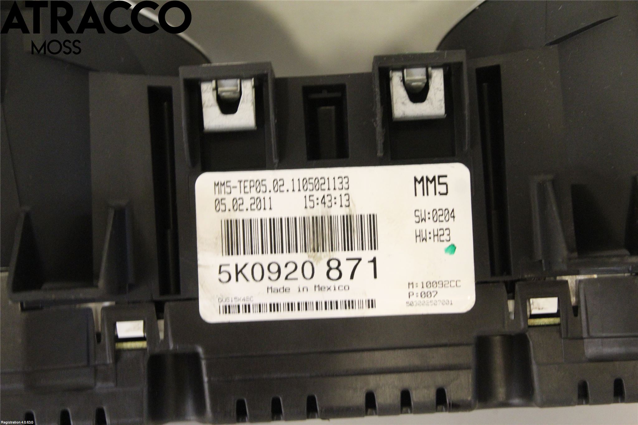 Volkswagen VW GOLF VI 09-13 Instr Kombinert