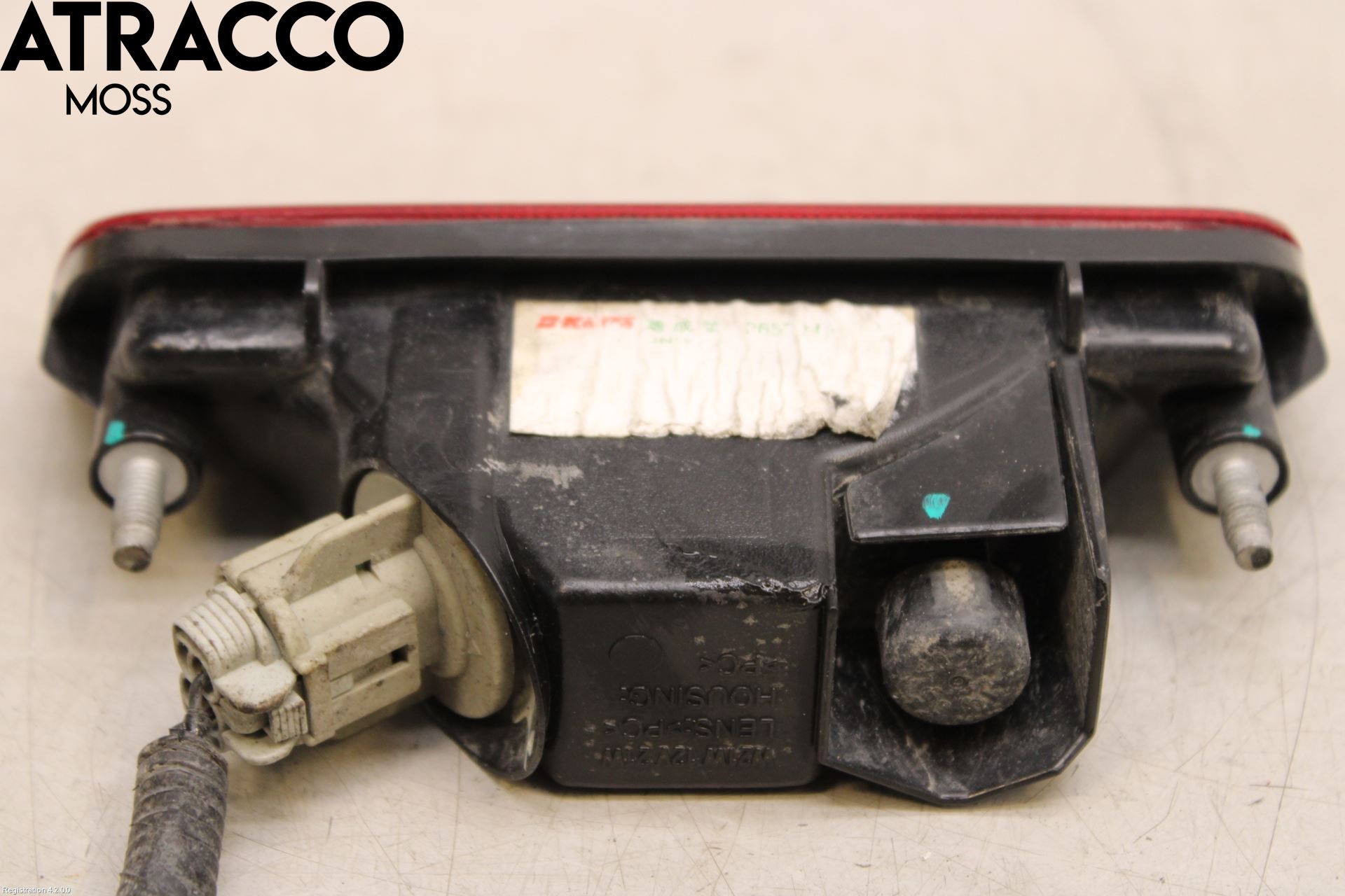 Nissan LEAF 18- Baklykt Ryggelys-Tåkelys