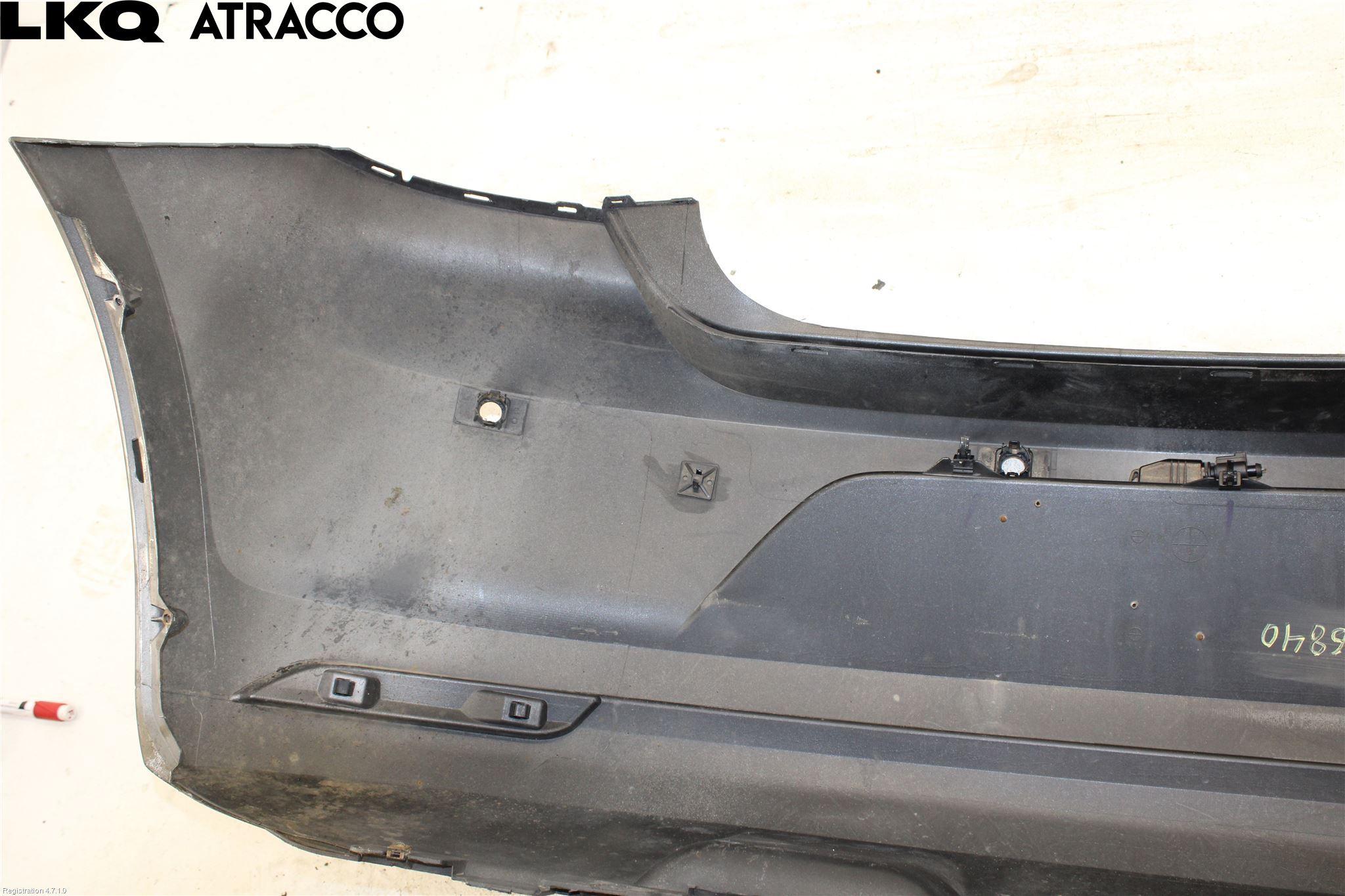 Volkswagen VW POLO 10-17 Støtfanger Bak