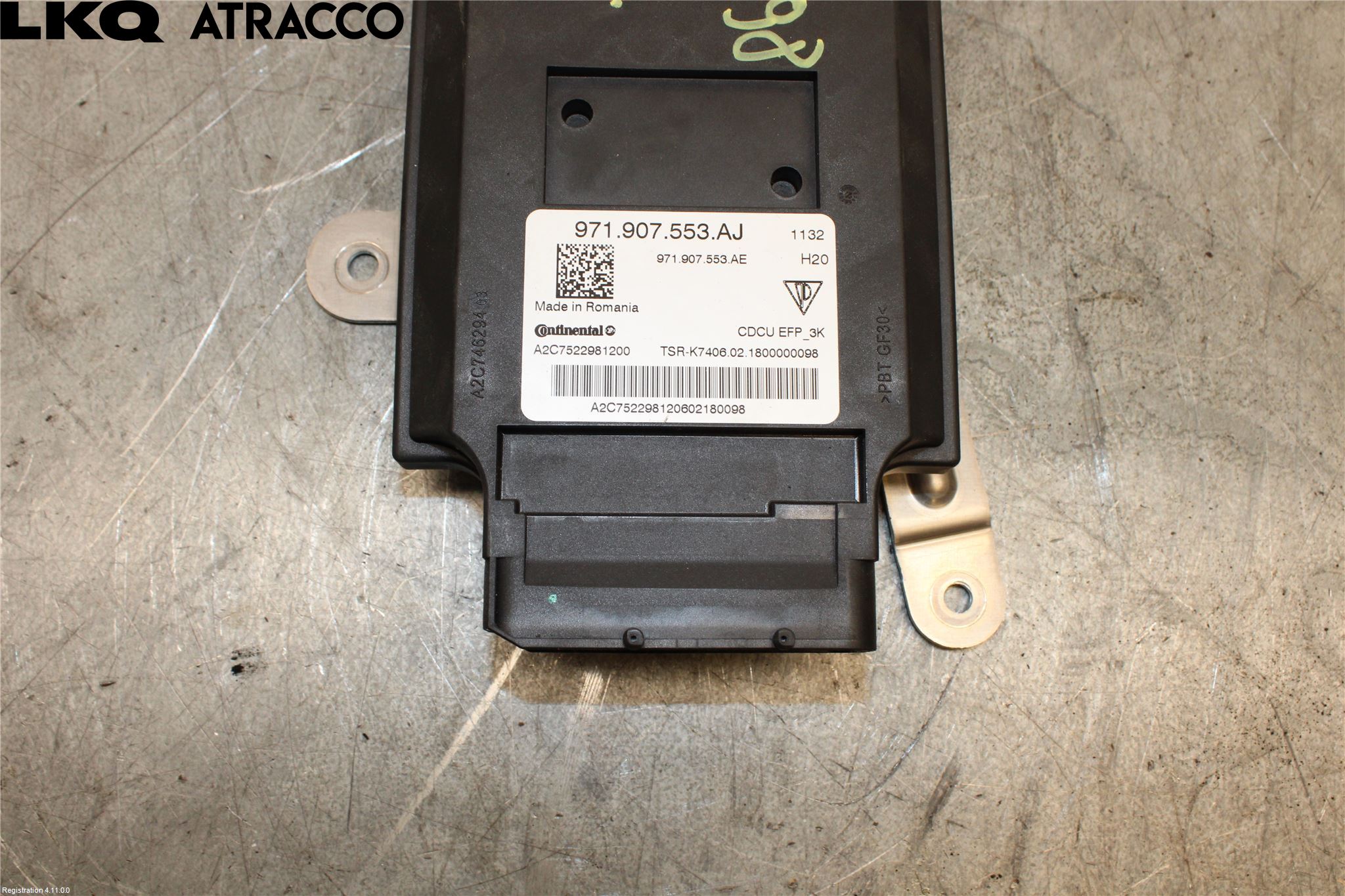 Porsche PANAMERA 09- Styreenhet Øvrig