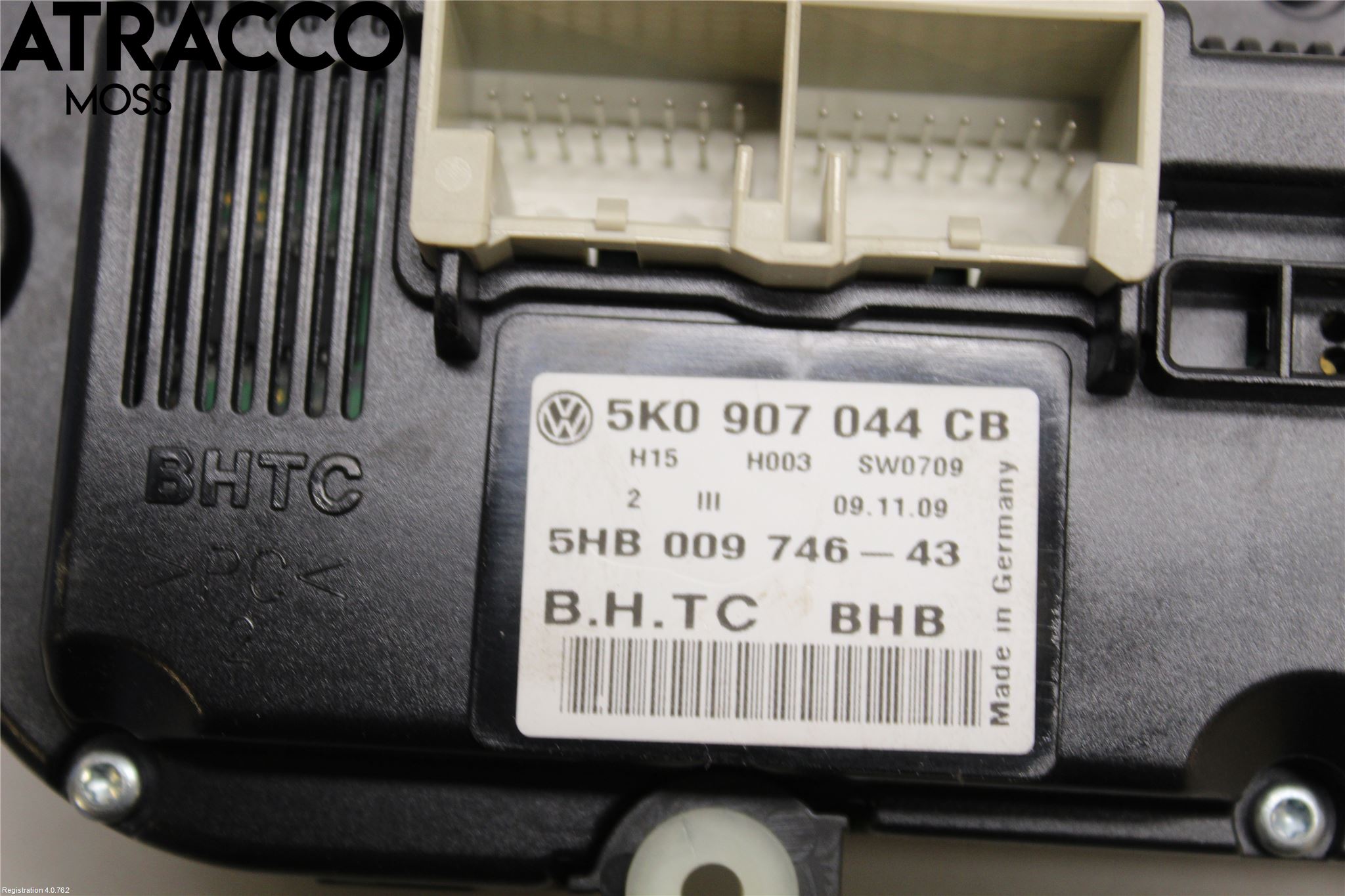 Volkswagen VW TIGUAN 07-16 Varme Ac Betjening-Display