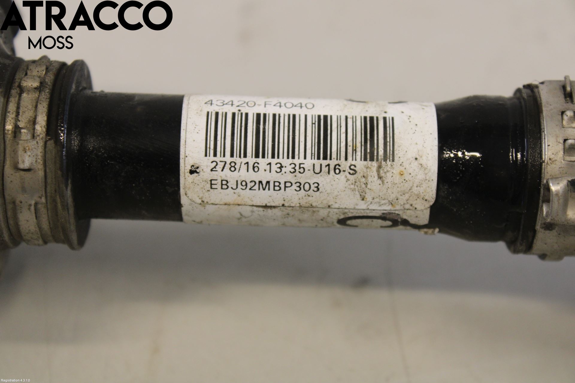 Toyota C-HR 16-23 Drivaksel Foran Kompl Venstre