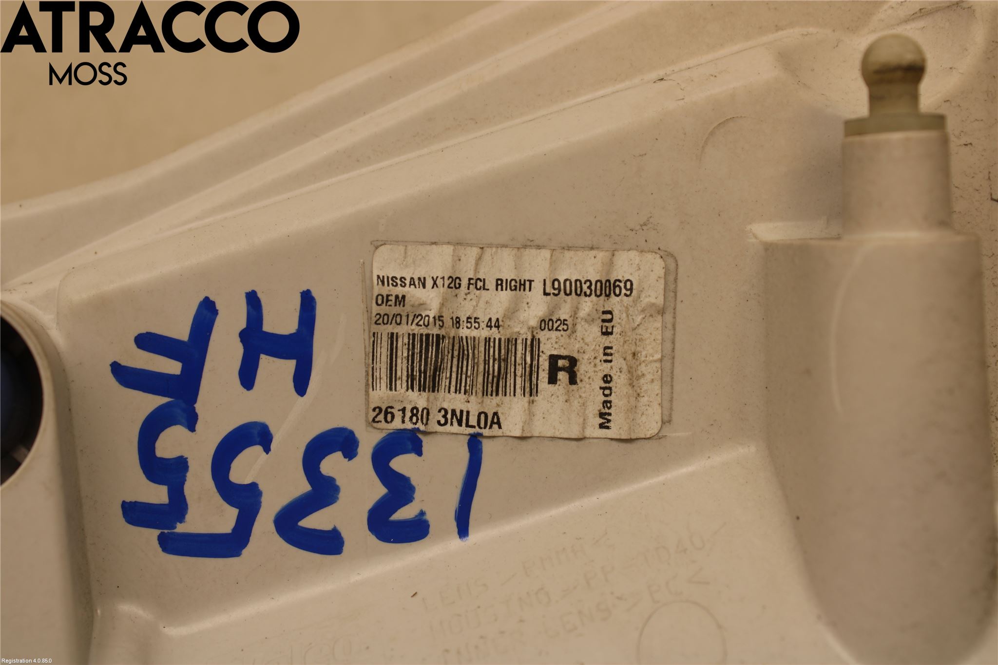 Nissan LEAF 11-17 Frontlykt Hus Høyre