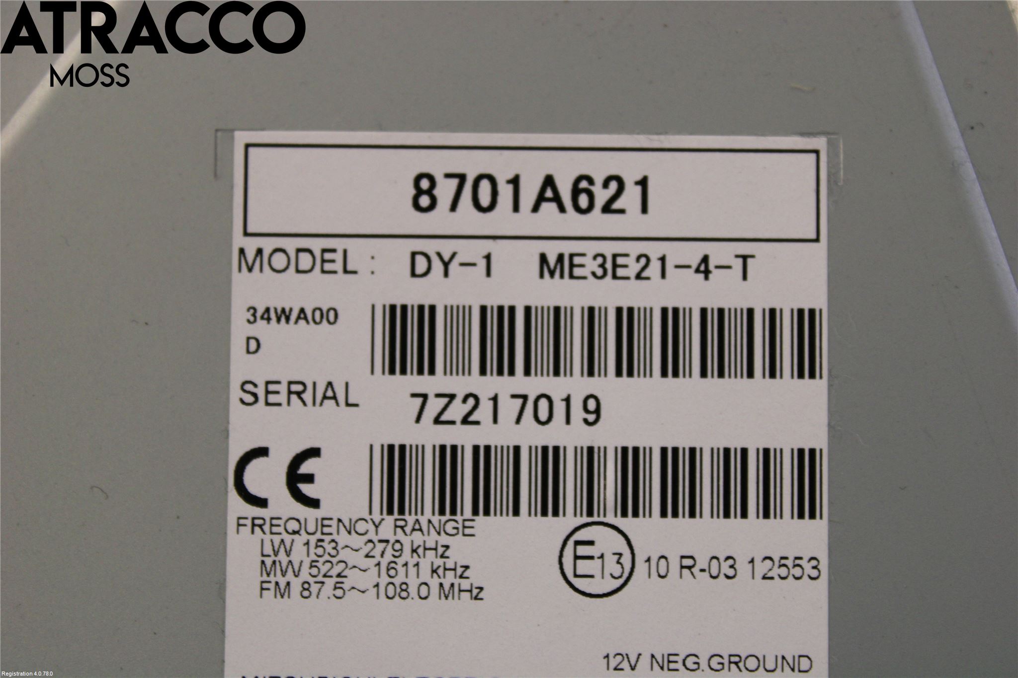 Mitsubishi SPACE STAR 13- Stereo Radio Med Cd