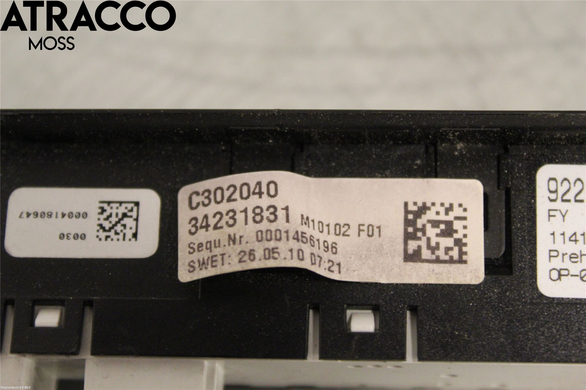 BMW 5 F10/F11/F18 09-17 Bryter Multifunksjon