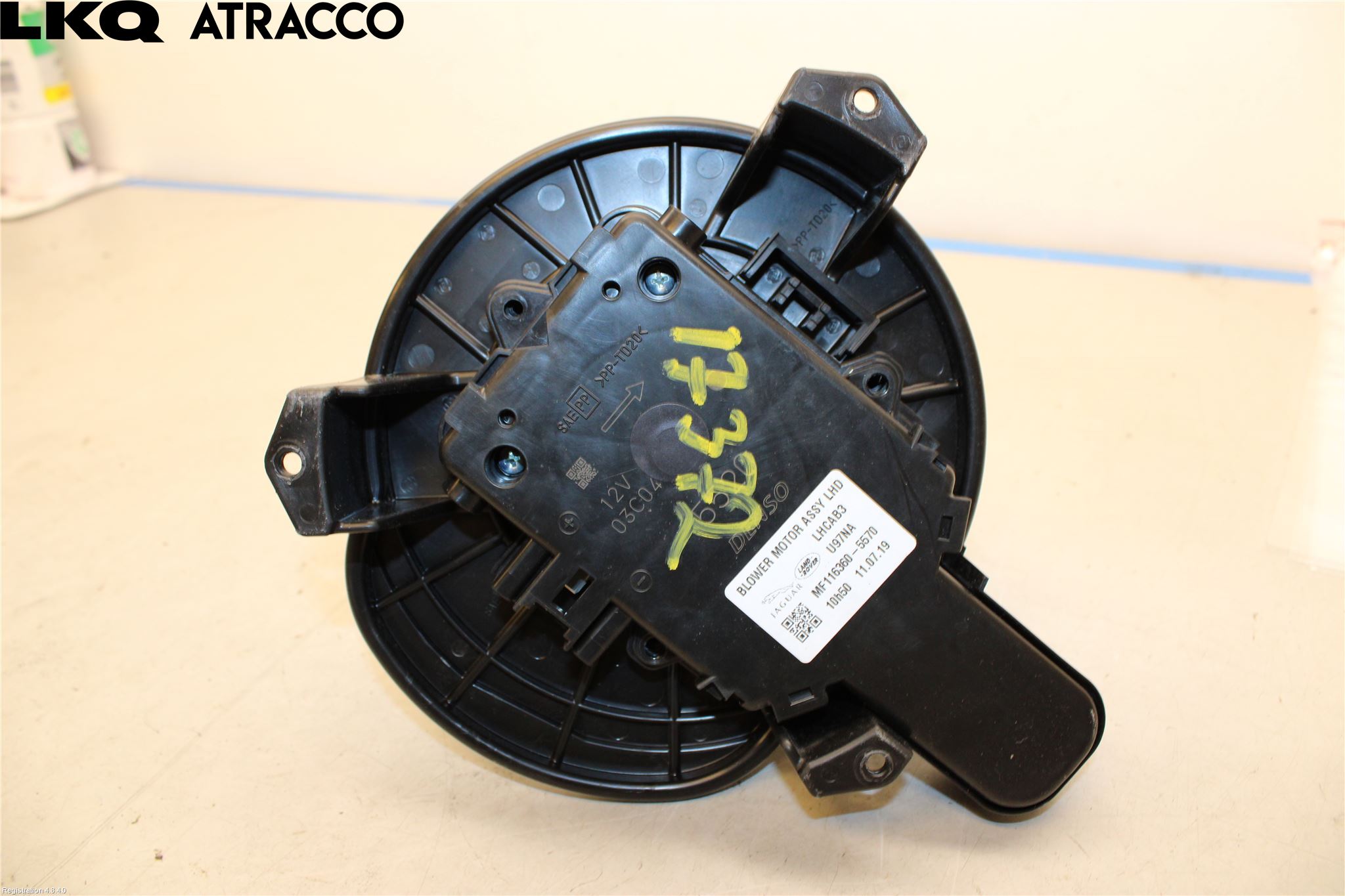 Jaguar I-PACE 18- Varmeapparat Viftemotor