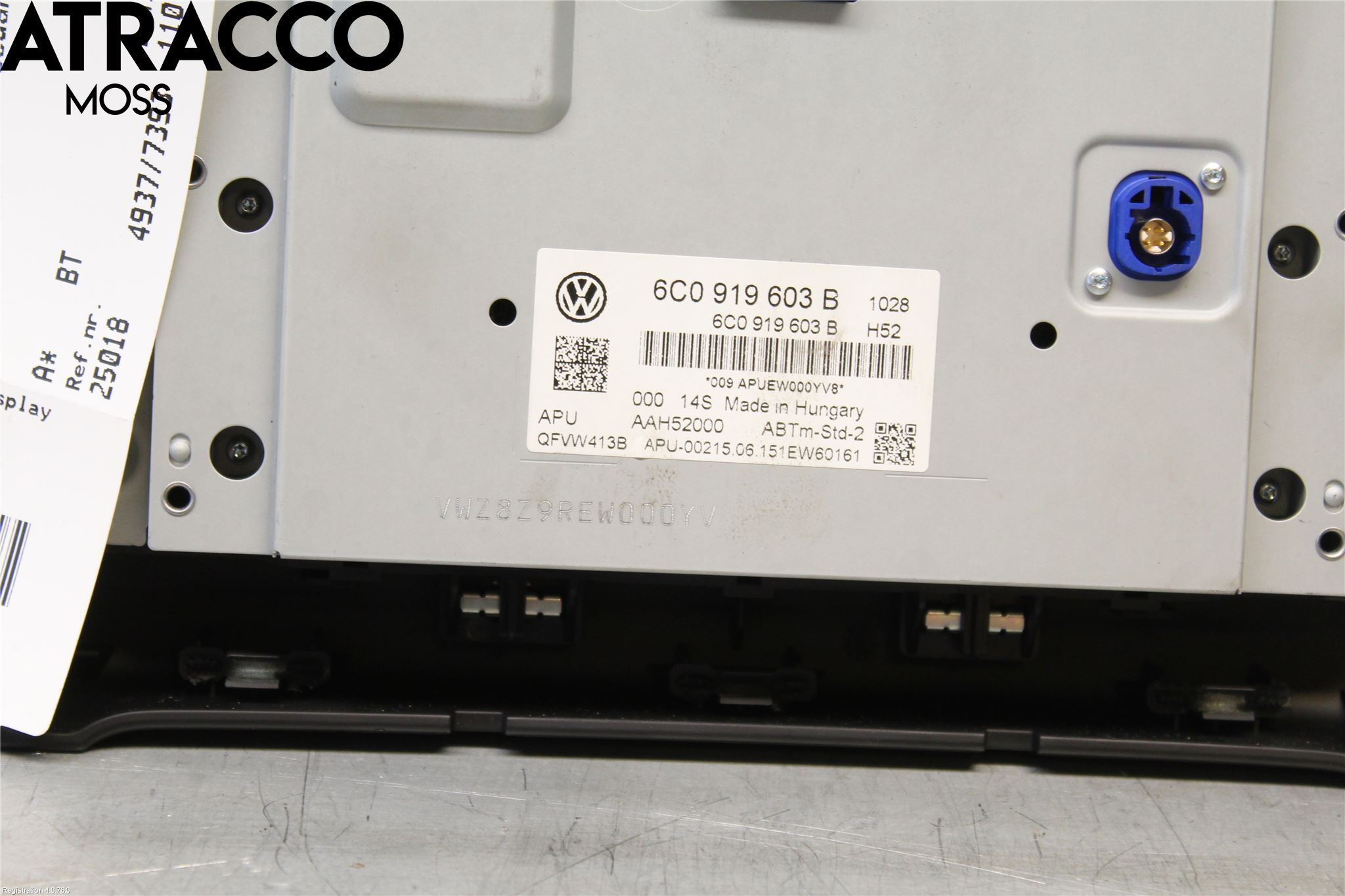 Volkswagen VW POLO 10-17 Multifunktionsdisplay