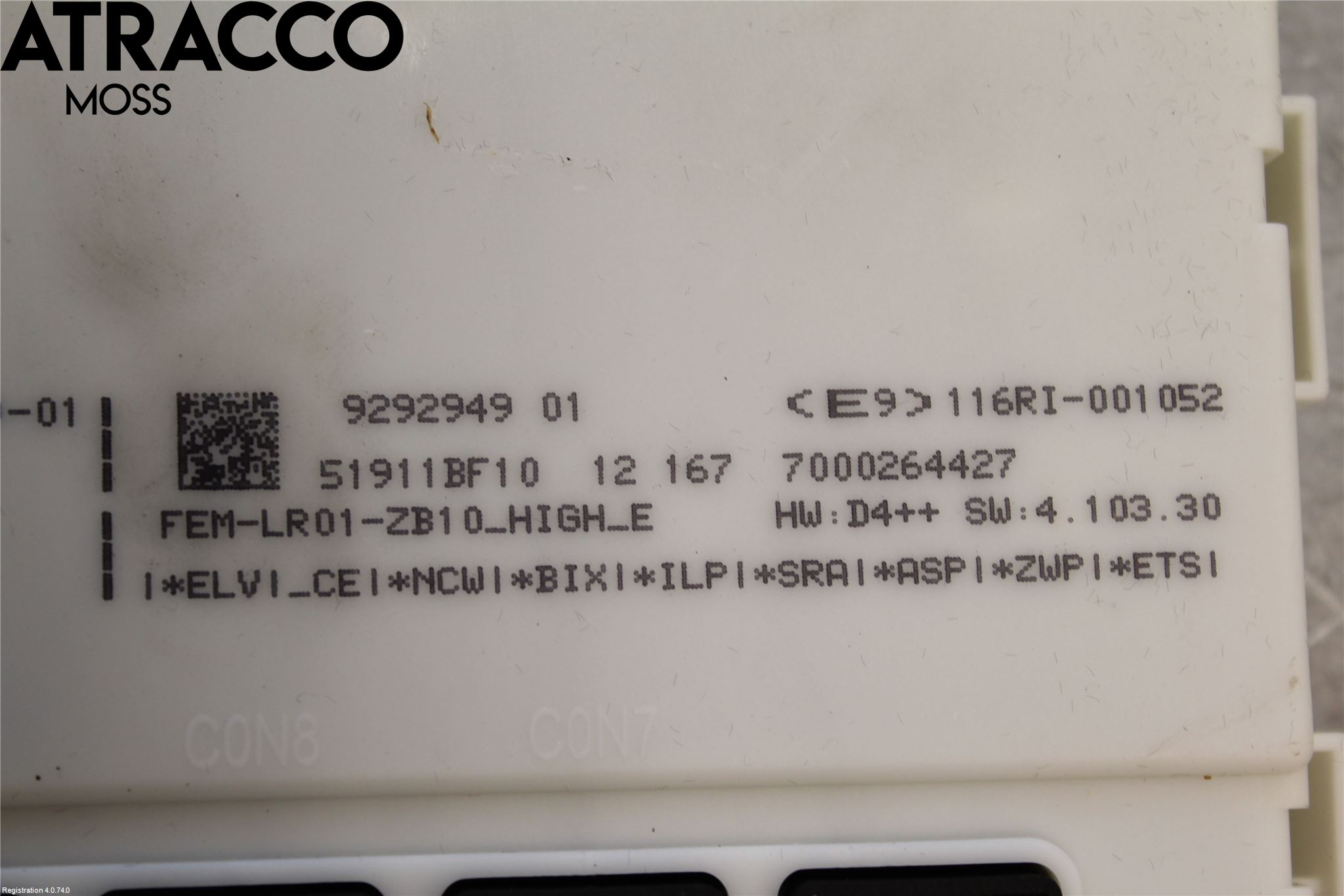 BMW 3 F30/F31/F80 12-19 Styreenhet Øvrig