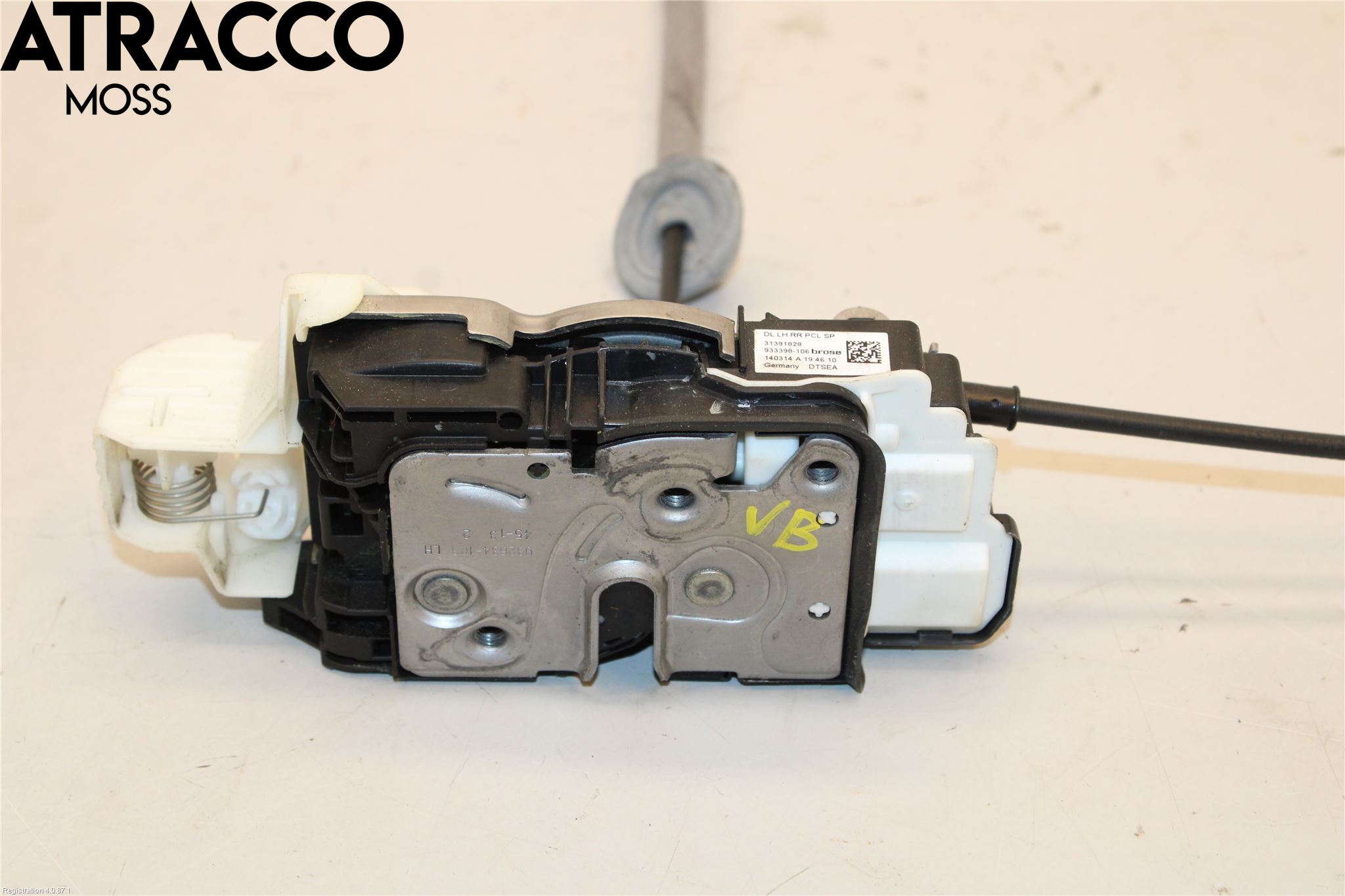 Volvo V40 12-19 Dørlås - Låsekasse