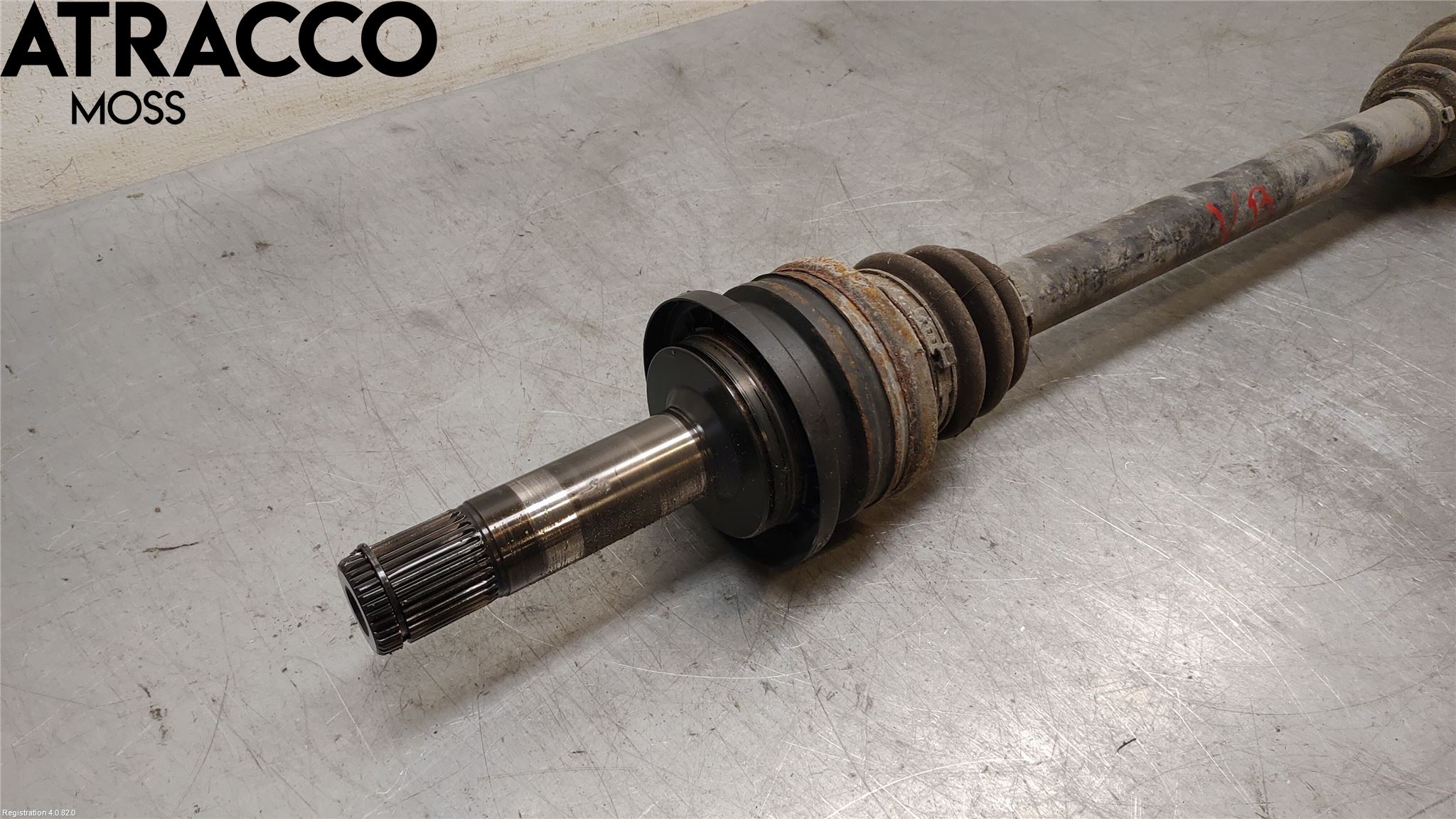 Porsche PANAMERA 09- Drivaksel Bak Kompl Venstre