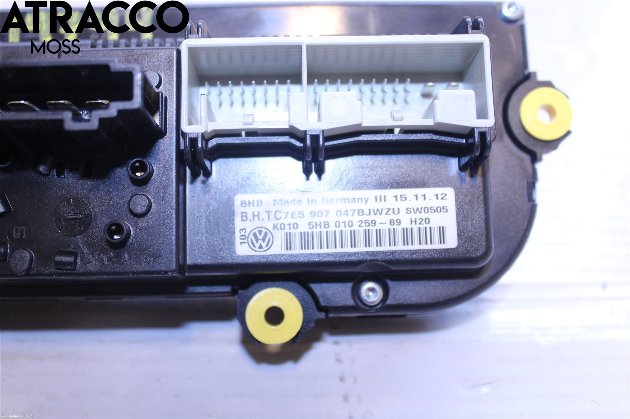 Volkswagen VW CADDY 11-15 Varme Ac Betjening-Display