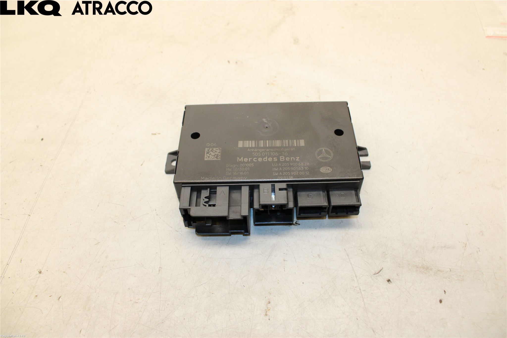 Mercedes-Benz MB C-KLASS (W205) 14-21 Styreenhet Tilhengerfeste