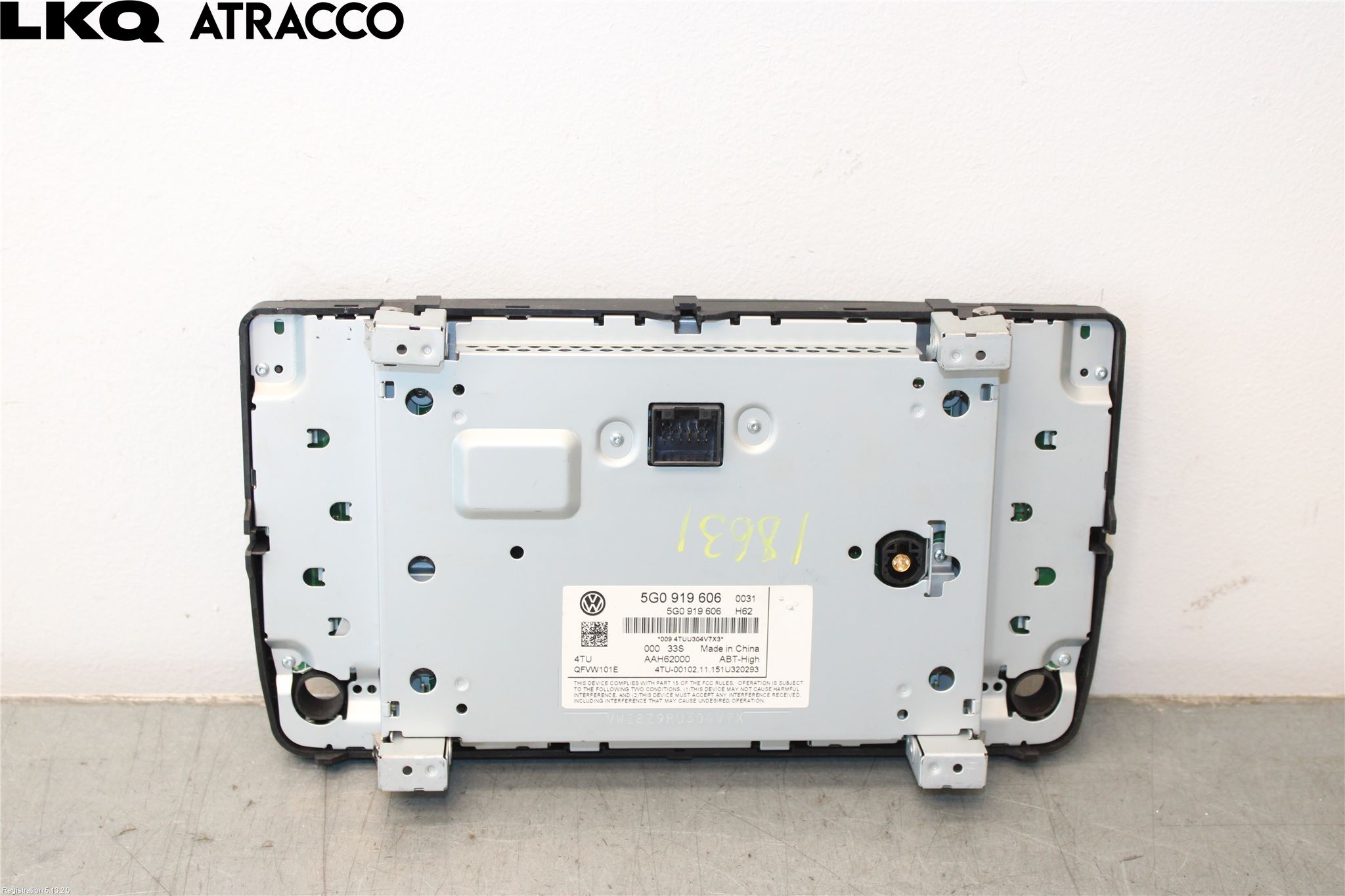 Volkswagen VW GOLF / E-GOLF VII 13-20 Multifunktionsdisplay