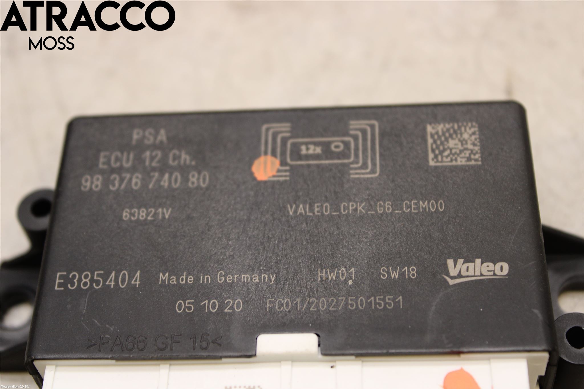 Peugeot 2008/E-2008 20- Styreenhet Parkering