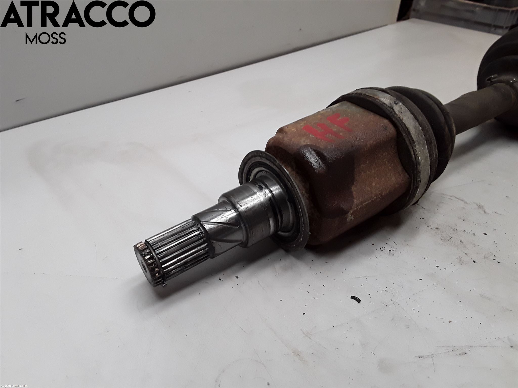 Nissan NAVARA 05-16 Drivaksel Foran Kompl Høyre