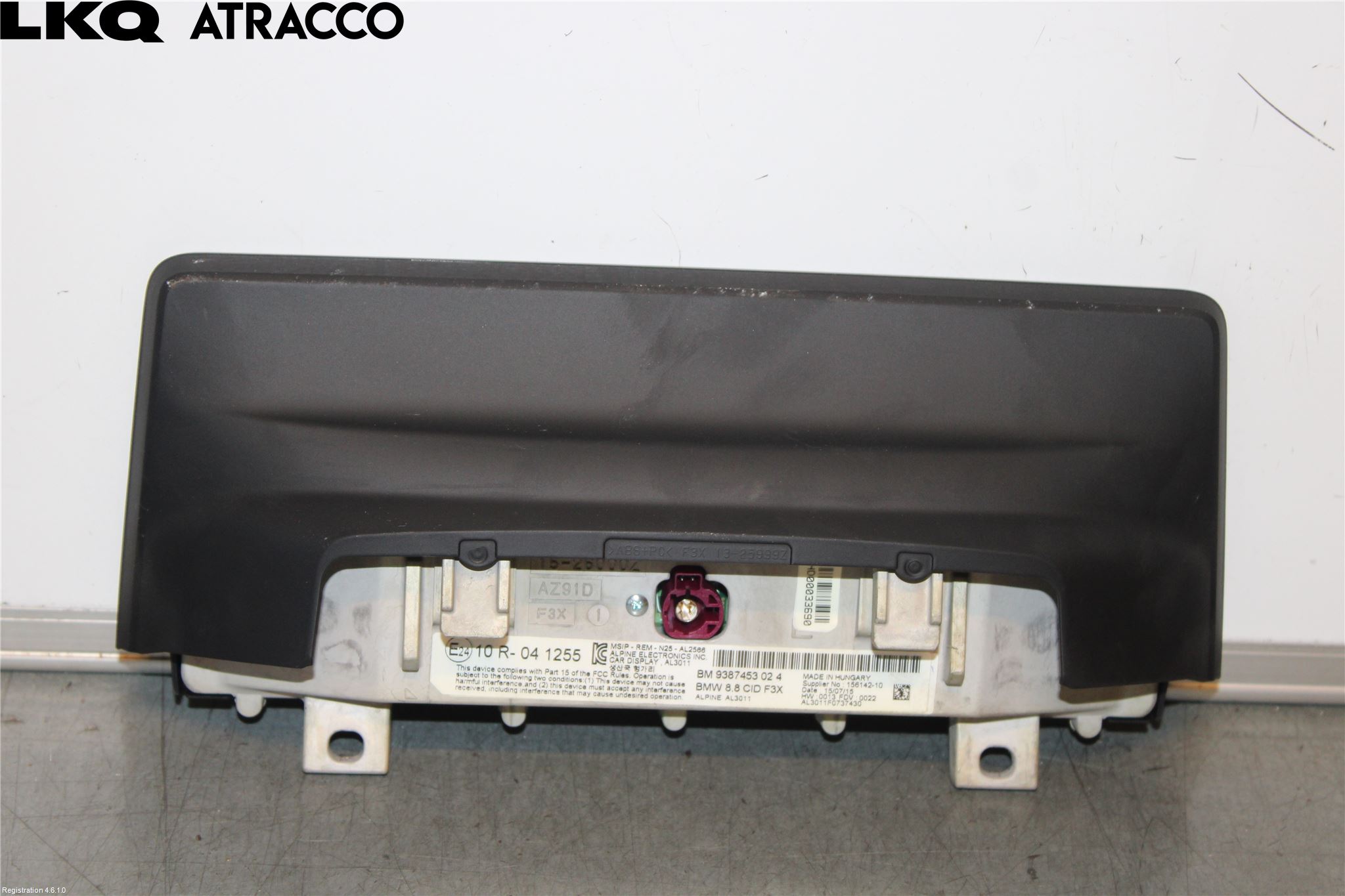 BMW 3 F30/F31/F80 12-19 Multifunktionsdisplay