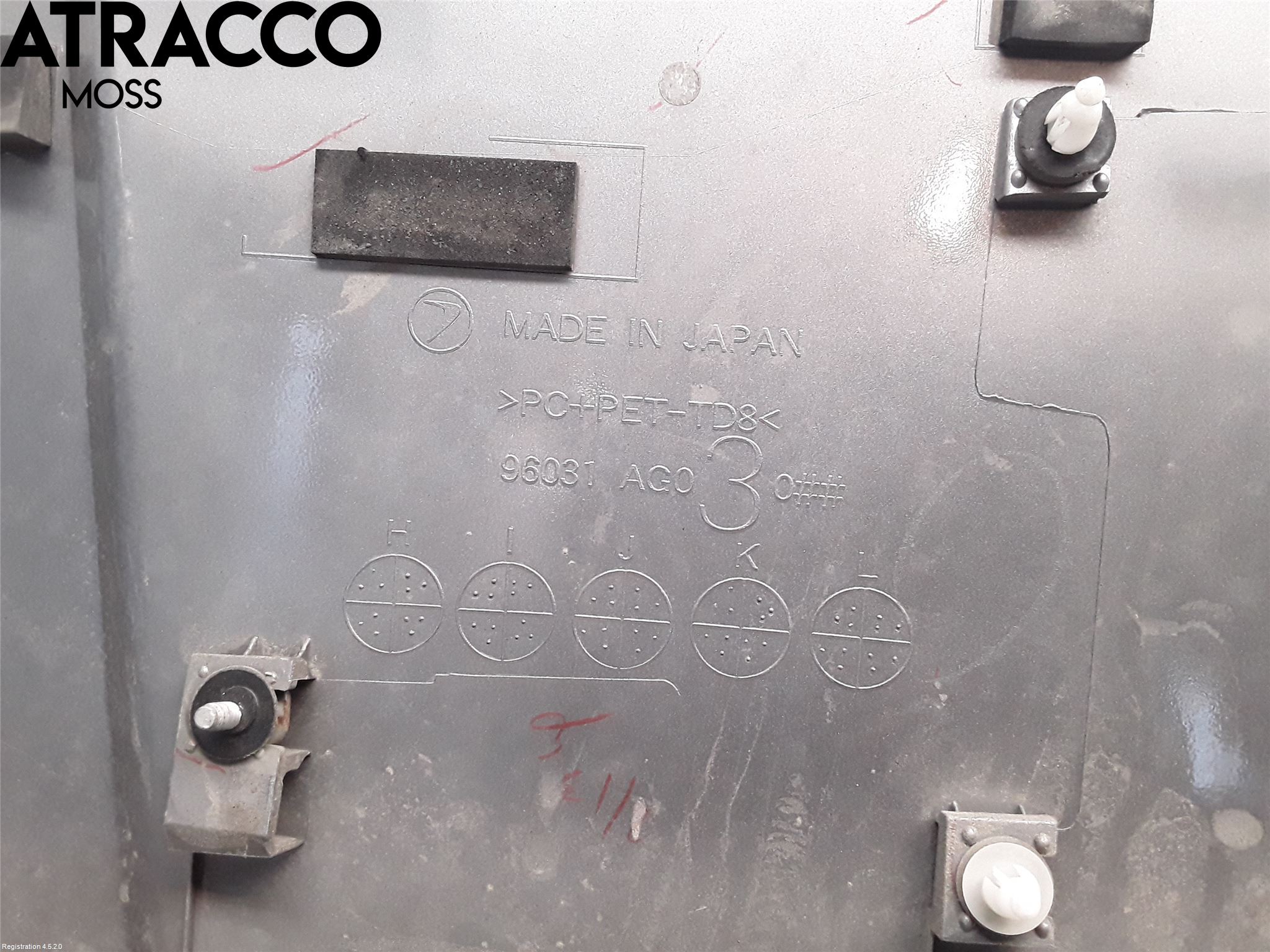 Subaru LEGACY    07-09 Spoiler Bakluke