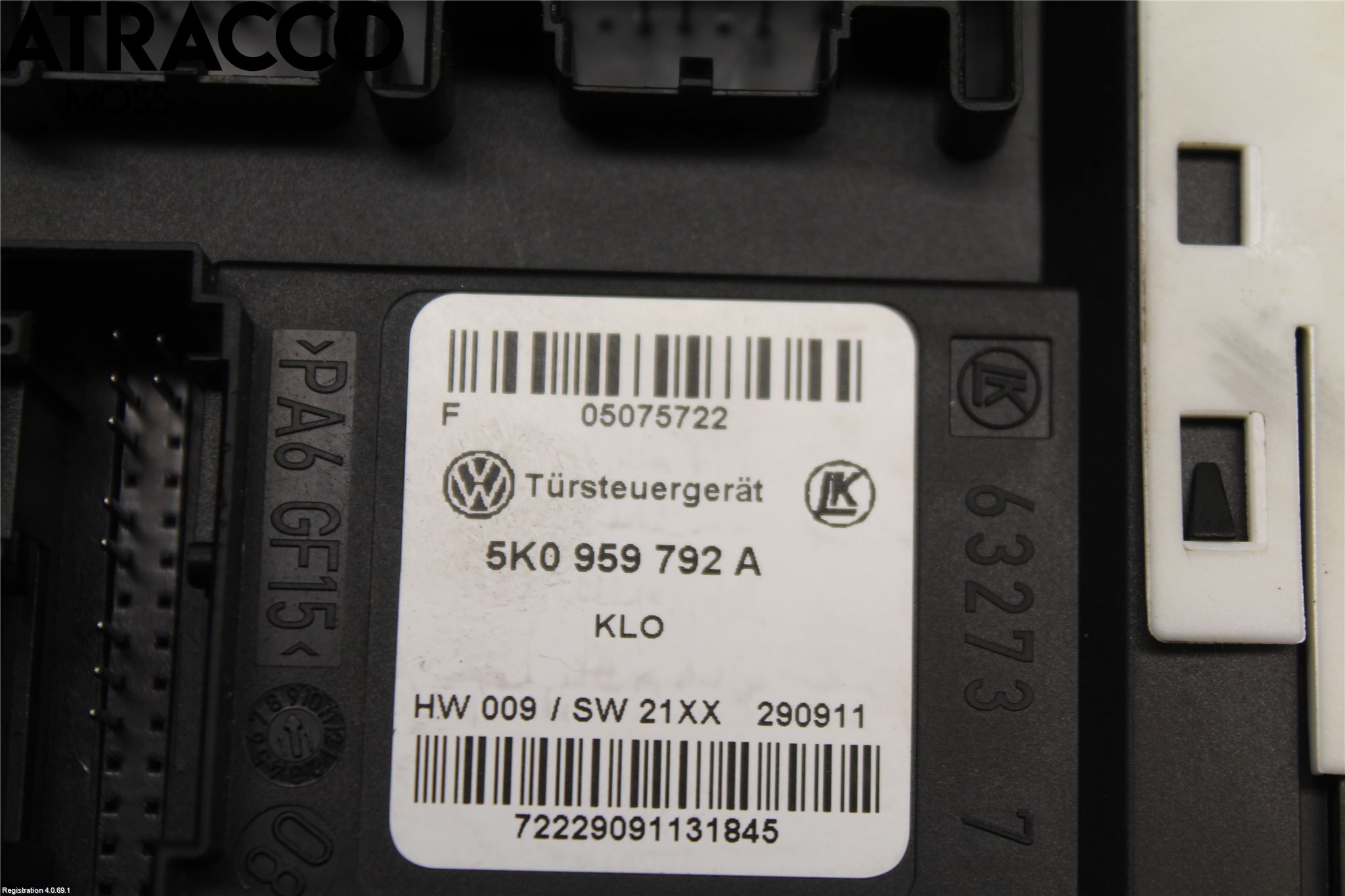 Volkswagen VW TIGUAN 07-16 Vindusheismotor