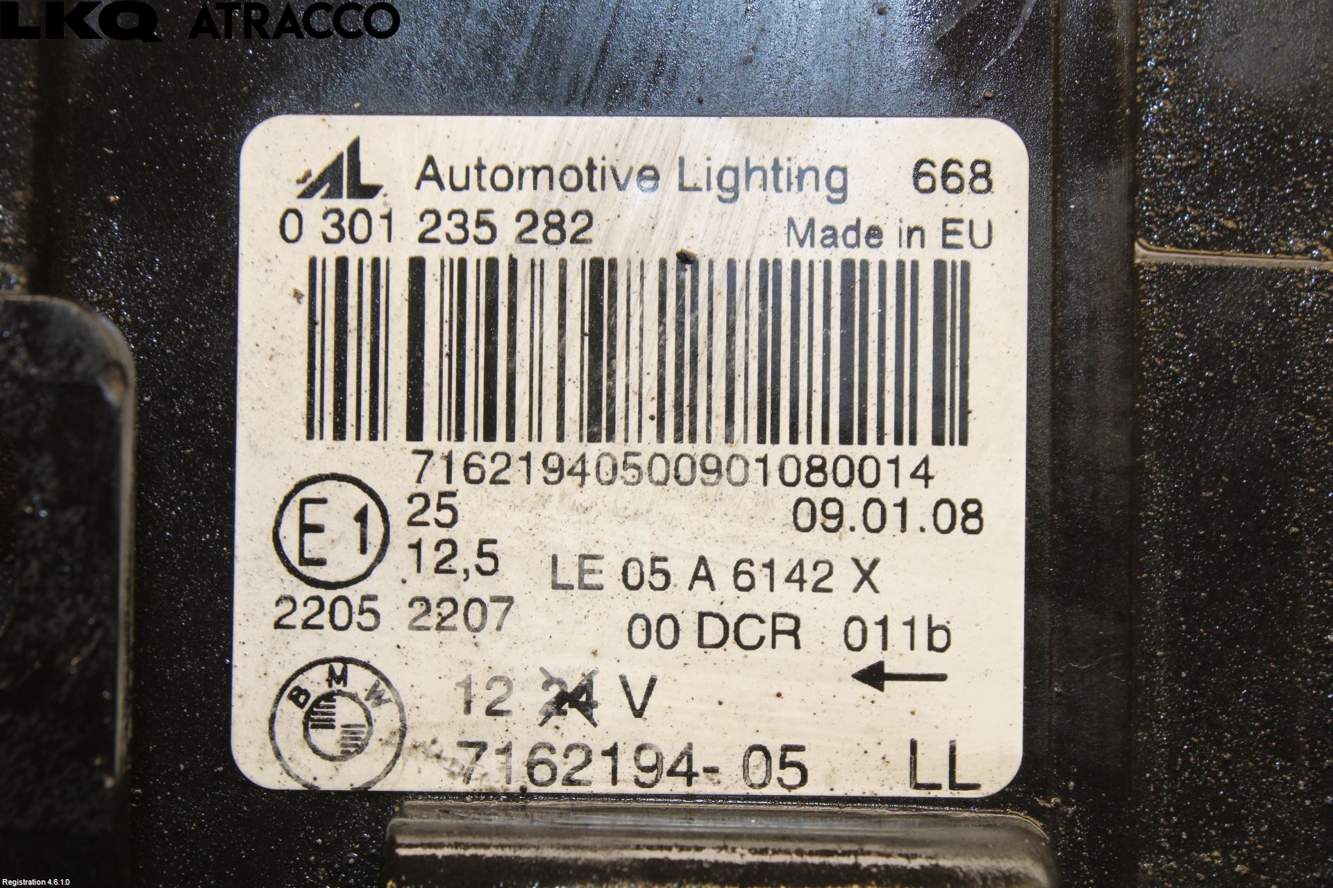 BMW X3 E83     03-10 Frontlykt Høyre