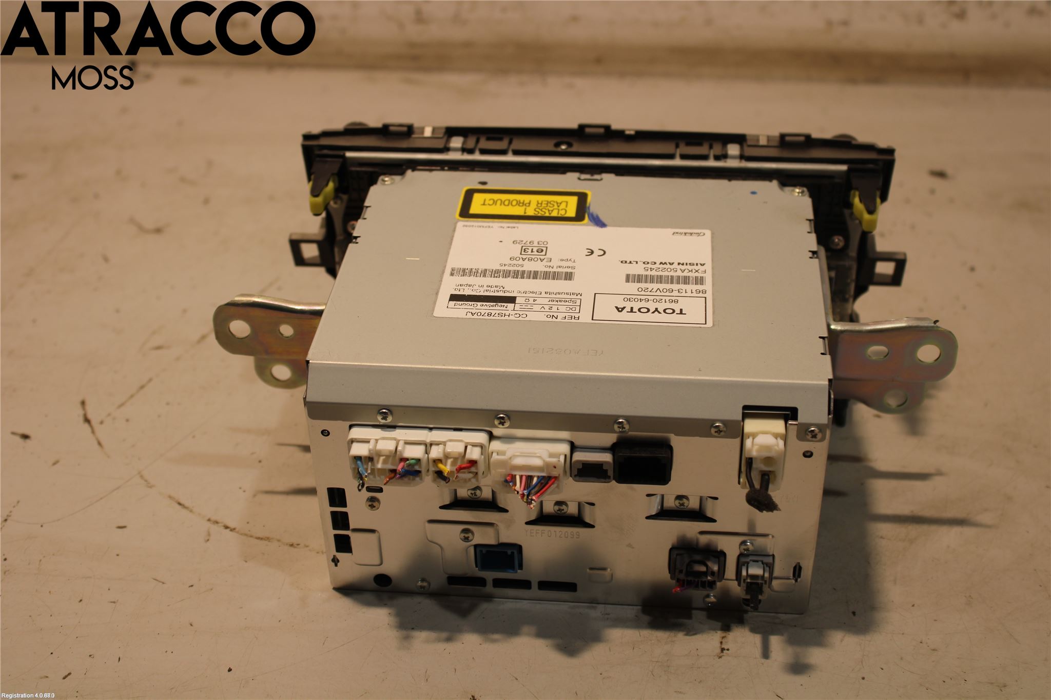 Toyota VERSO 09-18 Stereo Radio Med Cd