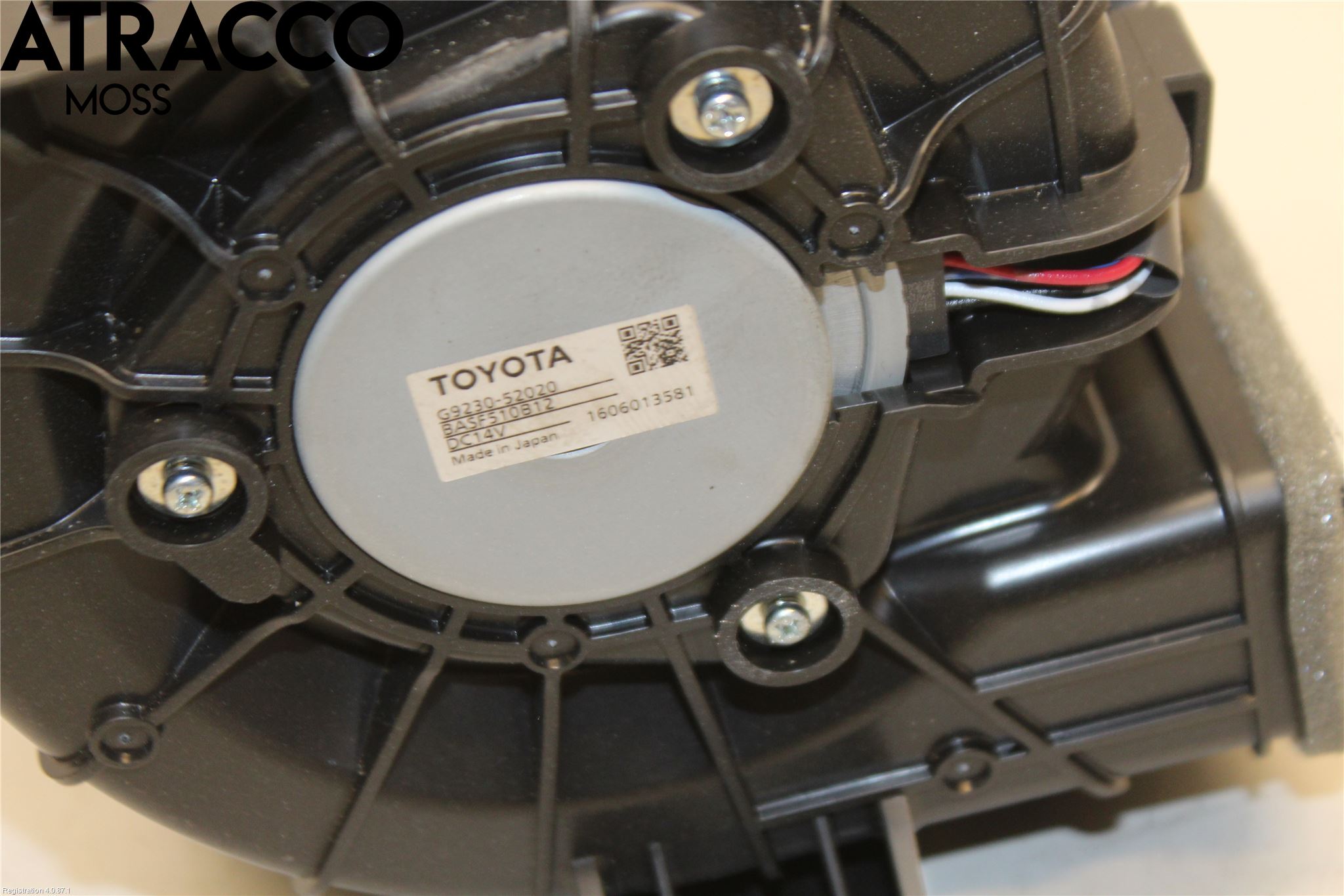 Toyota YARIS XP130 15-20 Varme Ac Varmeapparatvifte