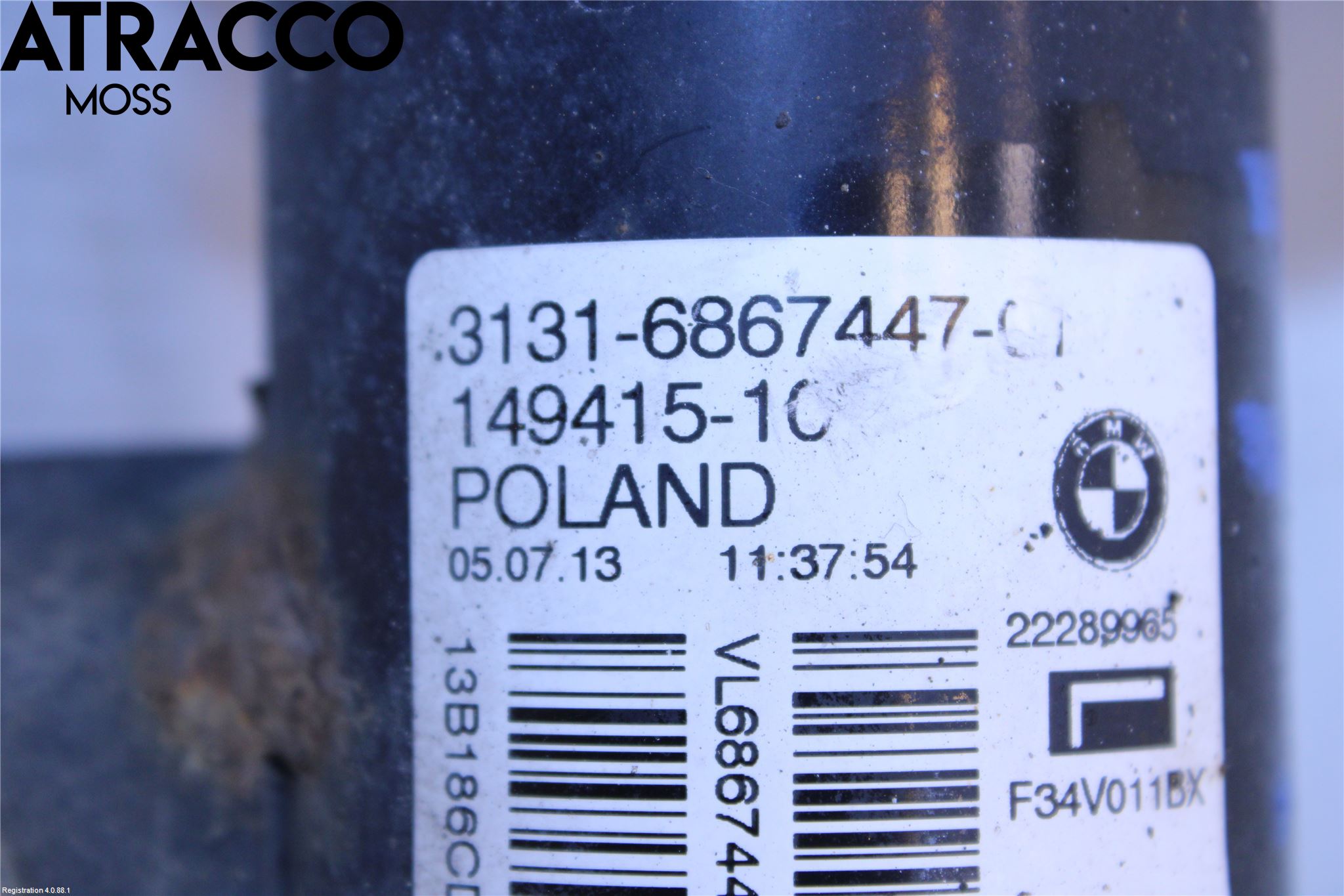 BMW 3 GT F34 13-19 Fjærbein Foran Venstre