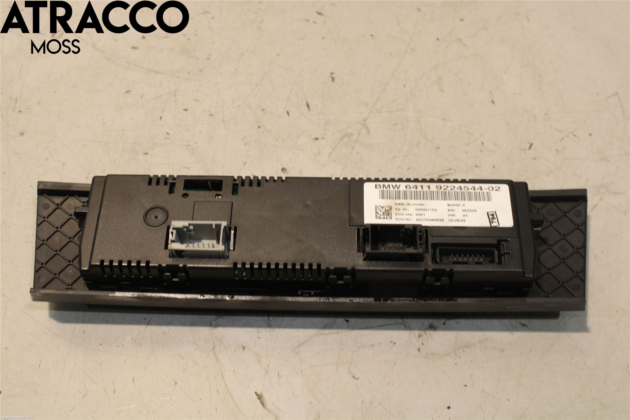 BMW 3 E90/91 SED/TOU 05-12 Varme Ac Betjening-Display