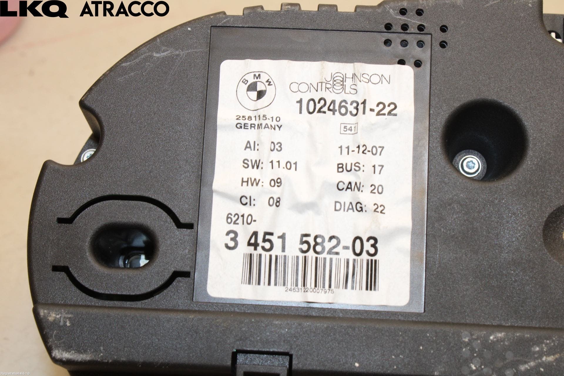 BMW X3 E83 03-10 Instr Kombinert