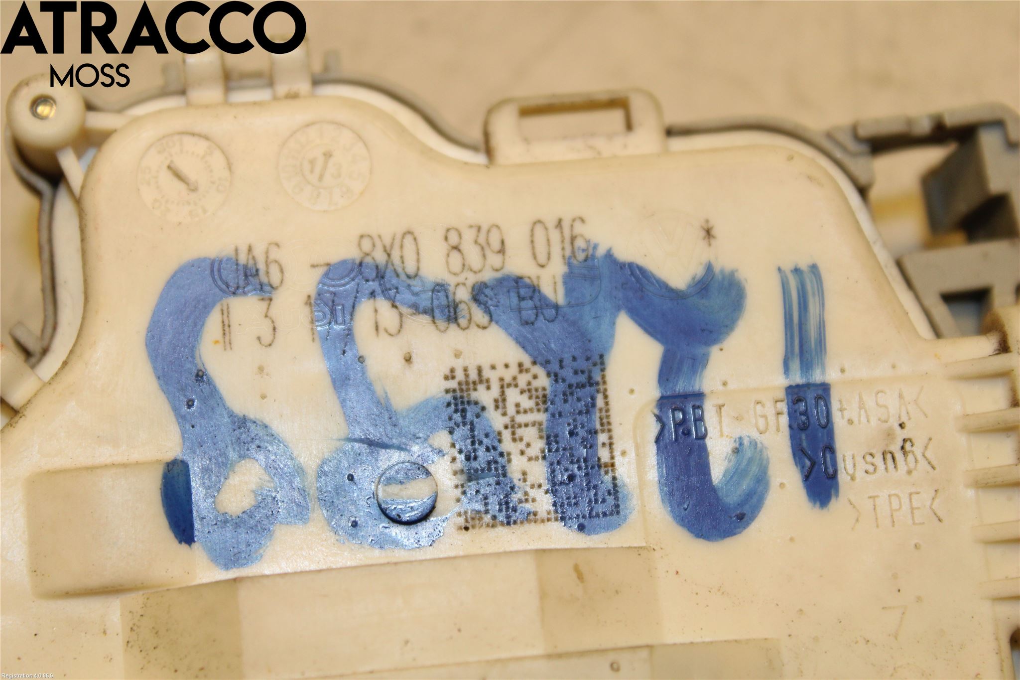 Audi A1/S1 11-18 Dørlås - Låsekasse