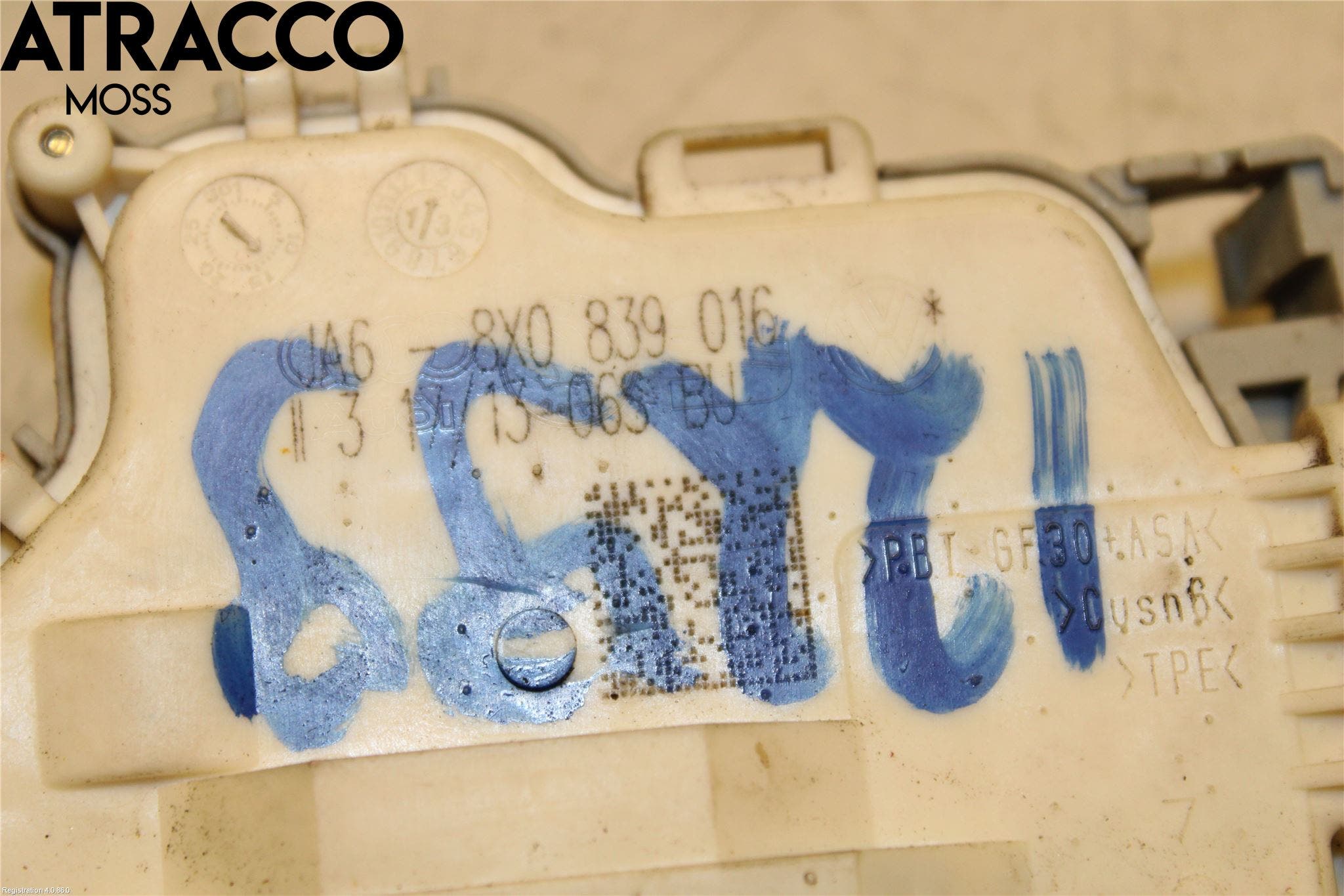 Audi A1/S1 11-18 Dørlås - Låsekasse