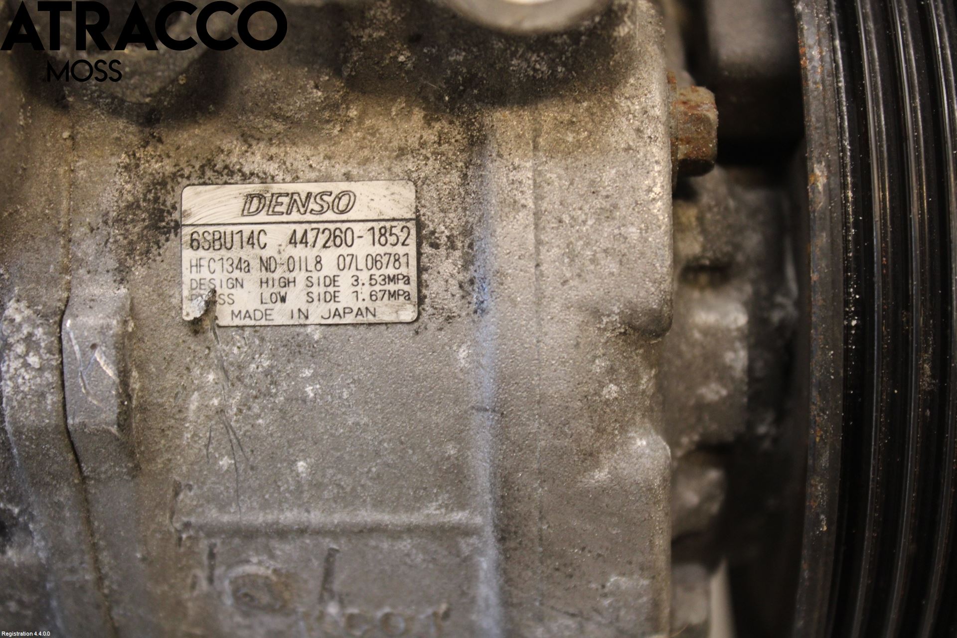 BMW 5 E60/61 Sed/Tou 02-10 Varme Ac Kompressor