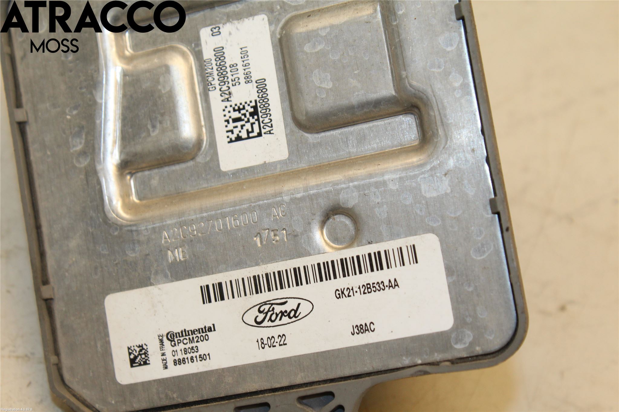 Ford TRANSIT SKÅP/BUSS 14-22 Rele Gløding Diesel