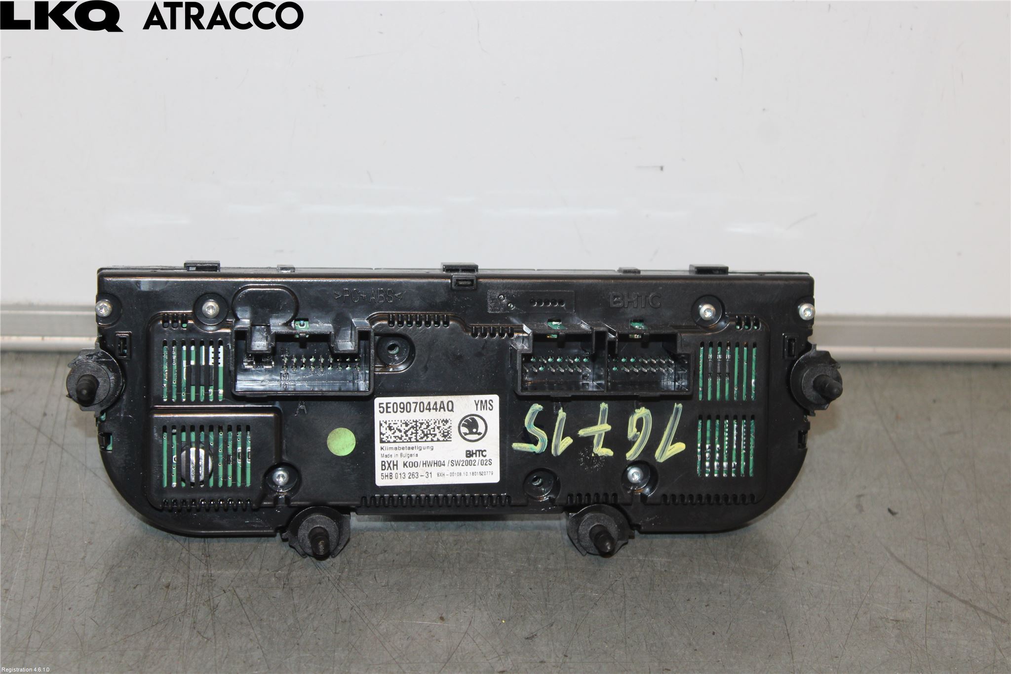 Skoda OCTAVIA (5E) 13-20 Varme Ac Betjening-Display