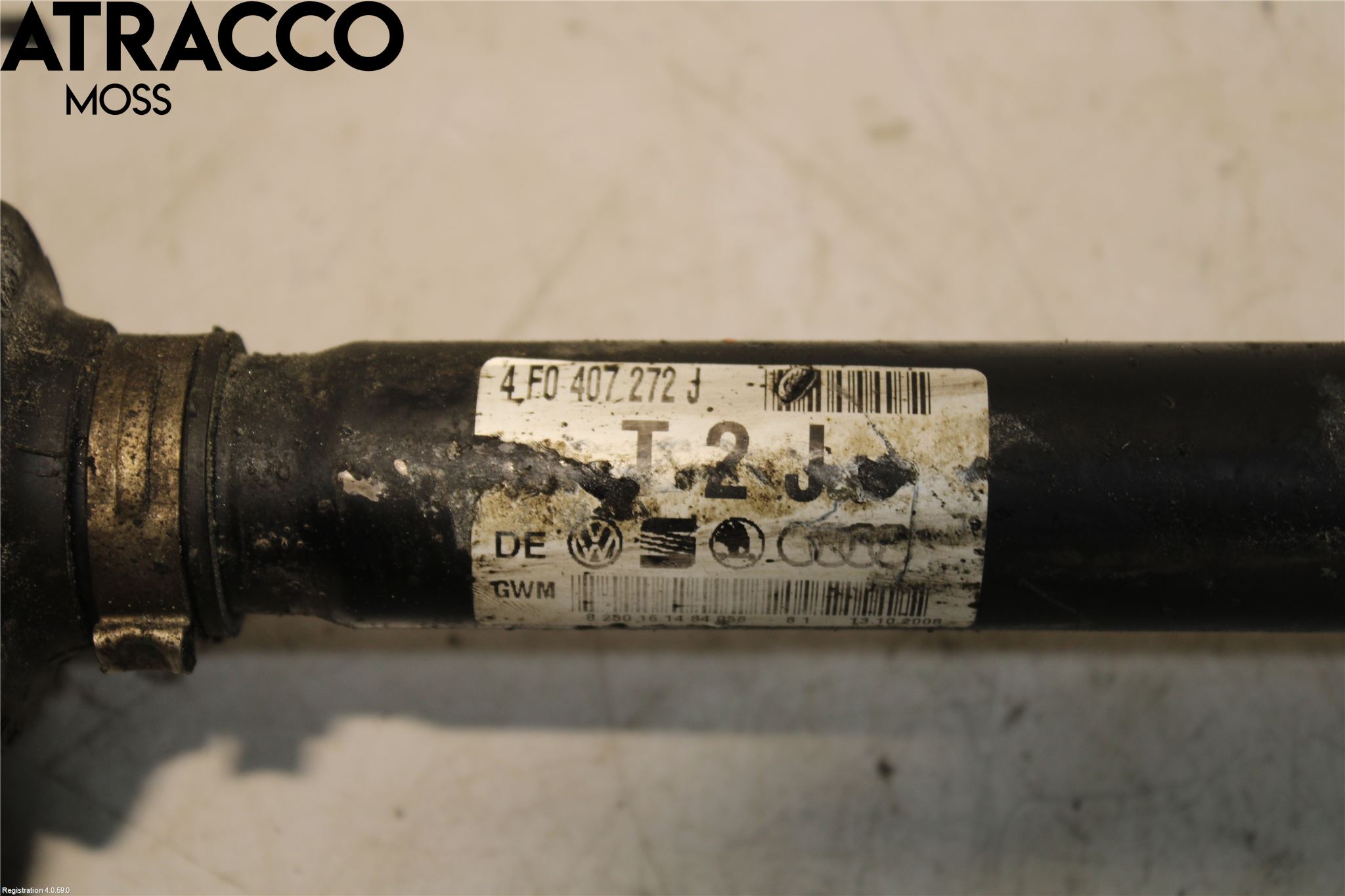 Audi A6/S6     05-11 Drivaksel Foran Kompl Høyre