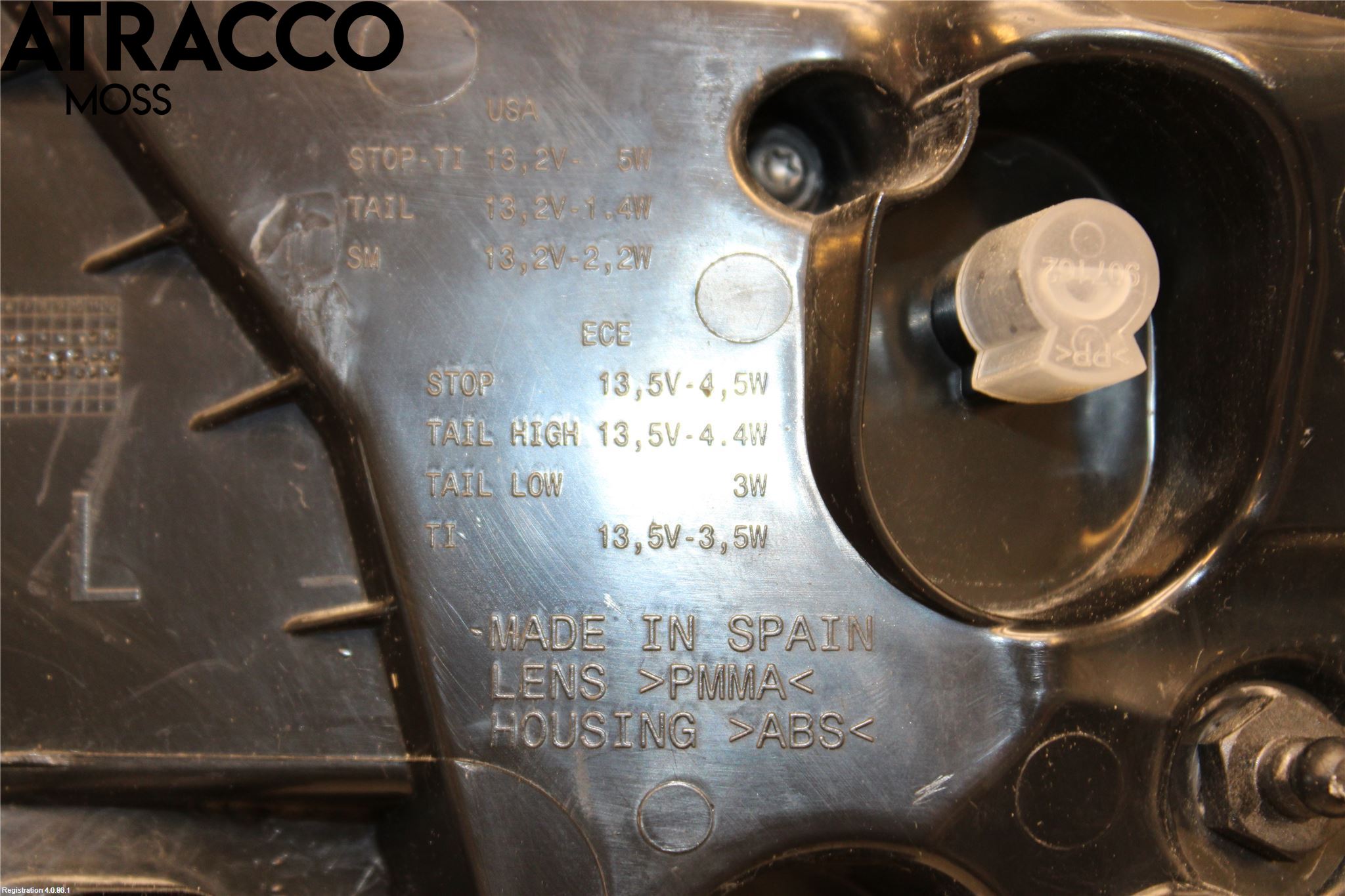 Audi A6/S6 4G 11-18 Baklykt Venstre