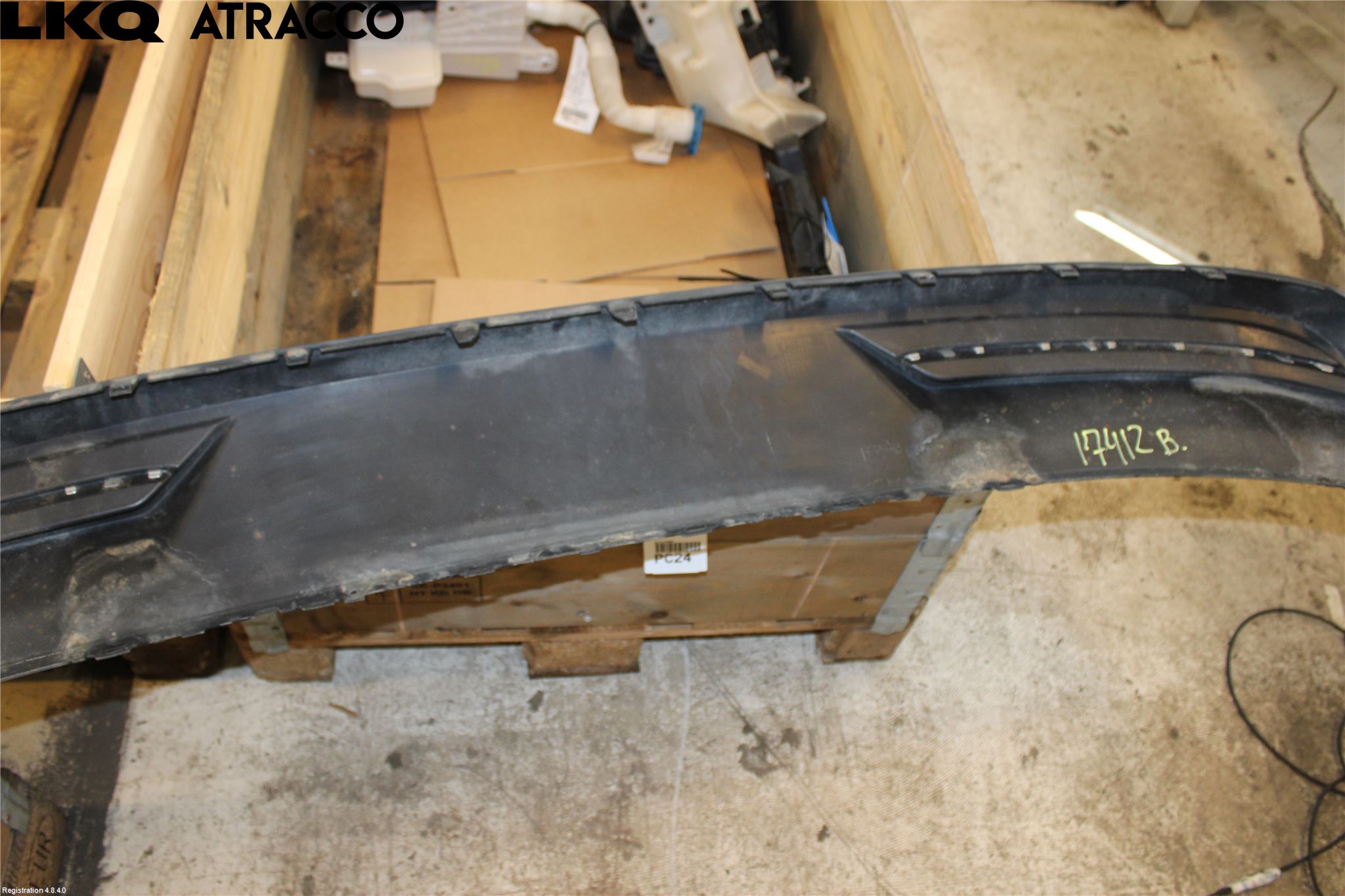 Audi A3/S3 05-13 Støtfanger Bak Midt Del