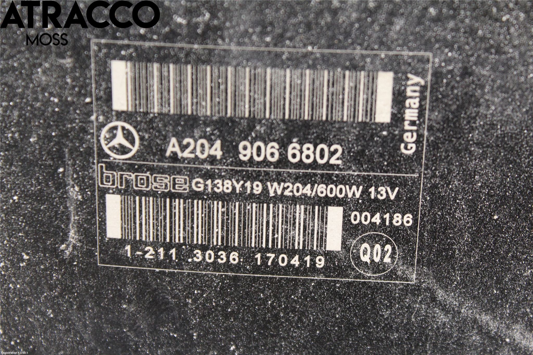 Mercedes-Benz MB E-KLASS (W212) 09-16 Kjølevifte Elektrisk