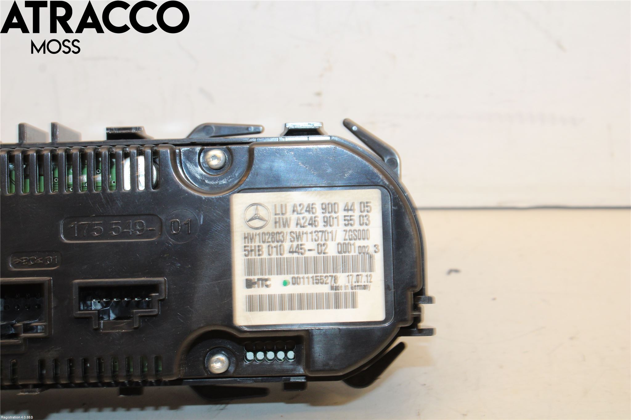 Mercedes-Benz MB B-KLASS (W246/W242) 12-19 Varme Ac Betjening-Display