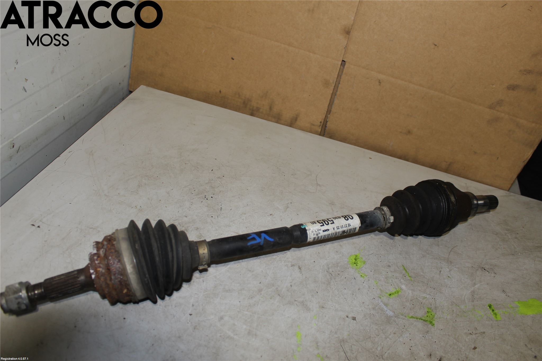 Peugeot 208 12-15 Drivaksel Foran Kompl Venstre