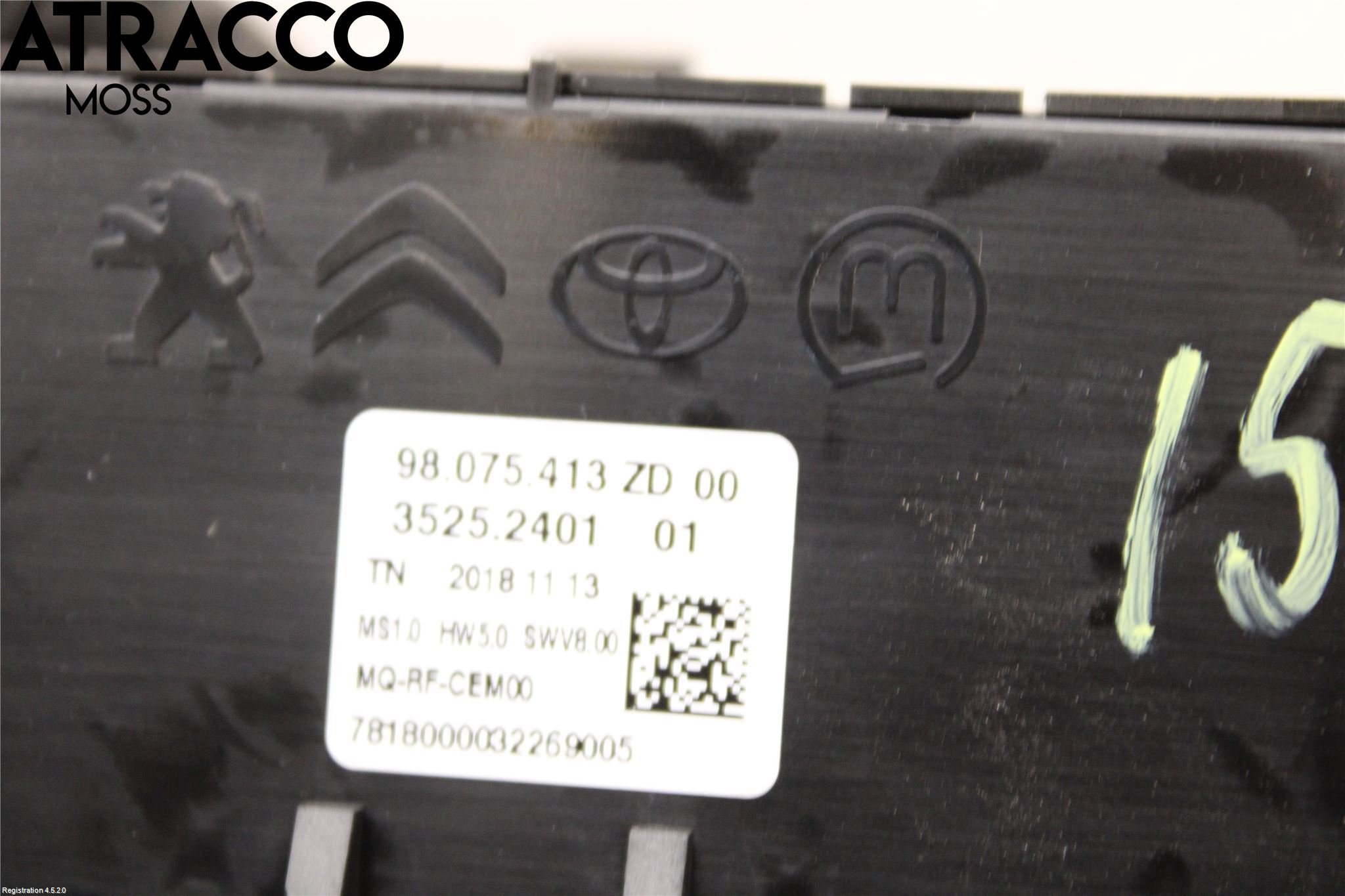 Peugeot PARTNER/E-PARTNER 19- Varme Ac Betjening-Display