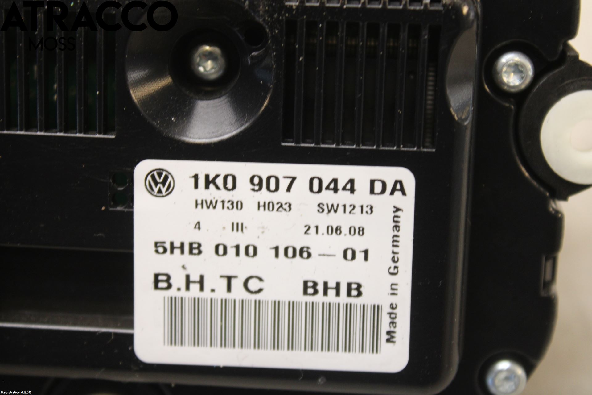 Volkswagen VW TIGUAN 07-16 Varme Ac Betjening-Display