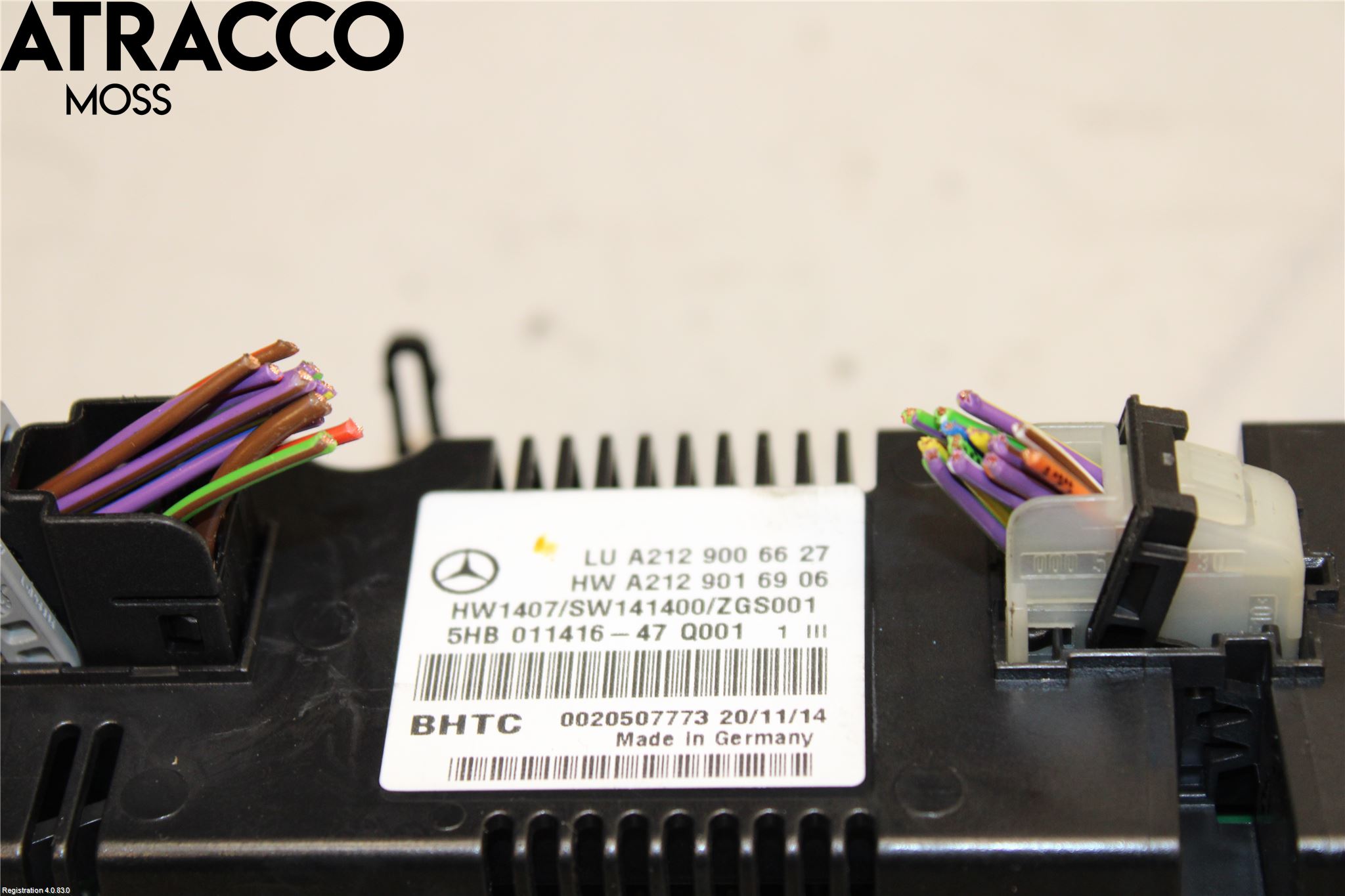 Mercedes-Benz MB E-KLASS (W212) 09-16 Varme Ac Betjening-Display