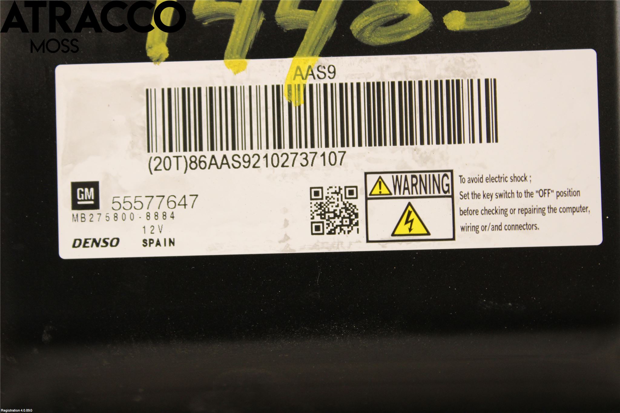 Opel ASTRA J 10-15 Styreenhet Dieselpumpe