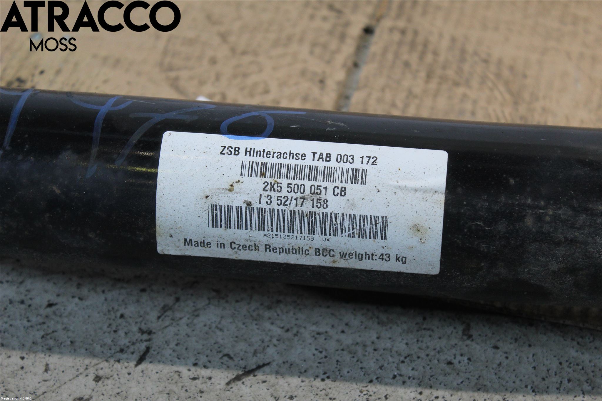 Volkswagen VW CADDY 16-20 Bakaksel