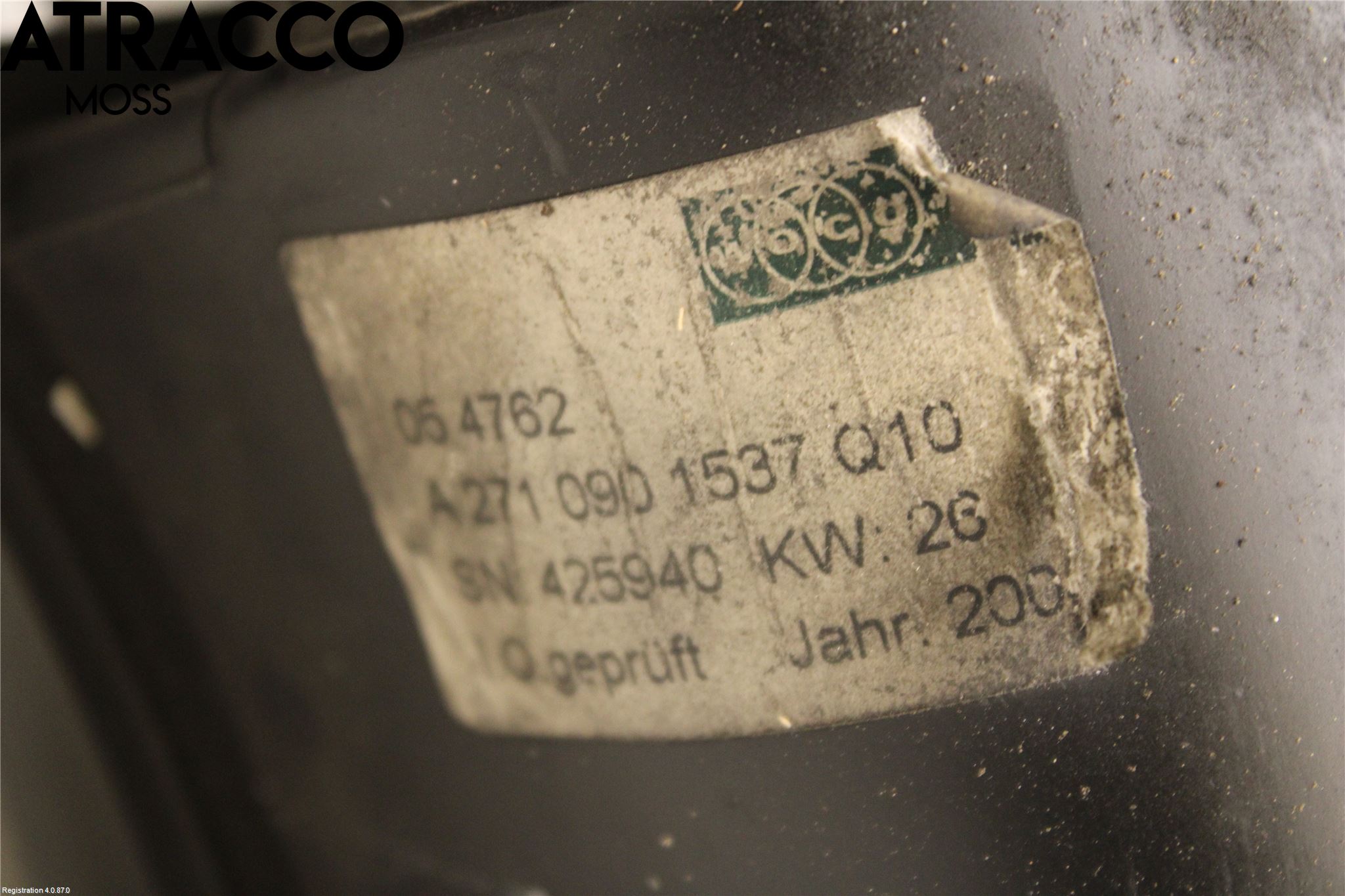 Mercedes-Benz MB E-KLASS (W211) 02-09 Resonatorrör