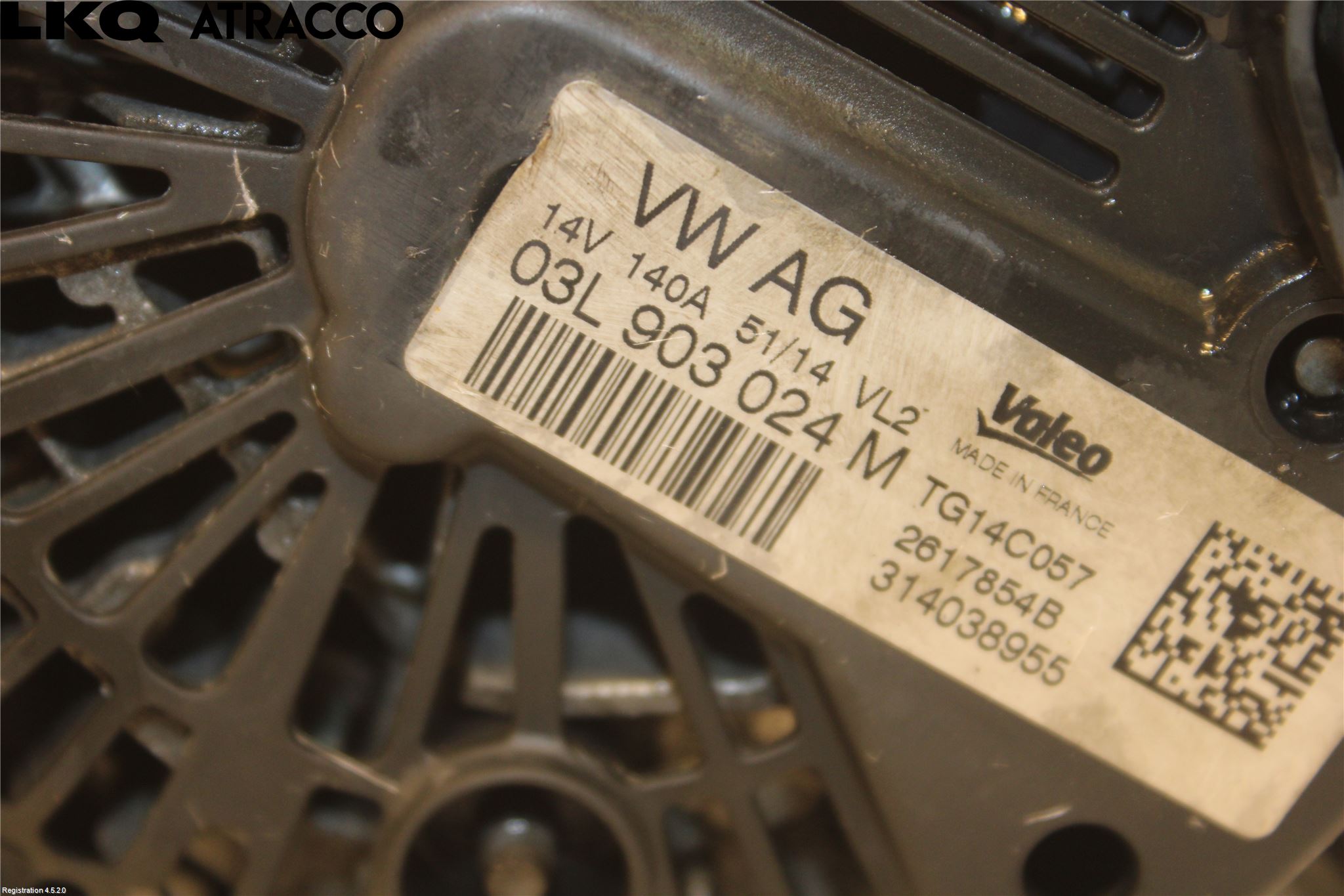 Volkswagen VW CADDY 11-15 Dynamo