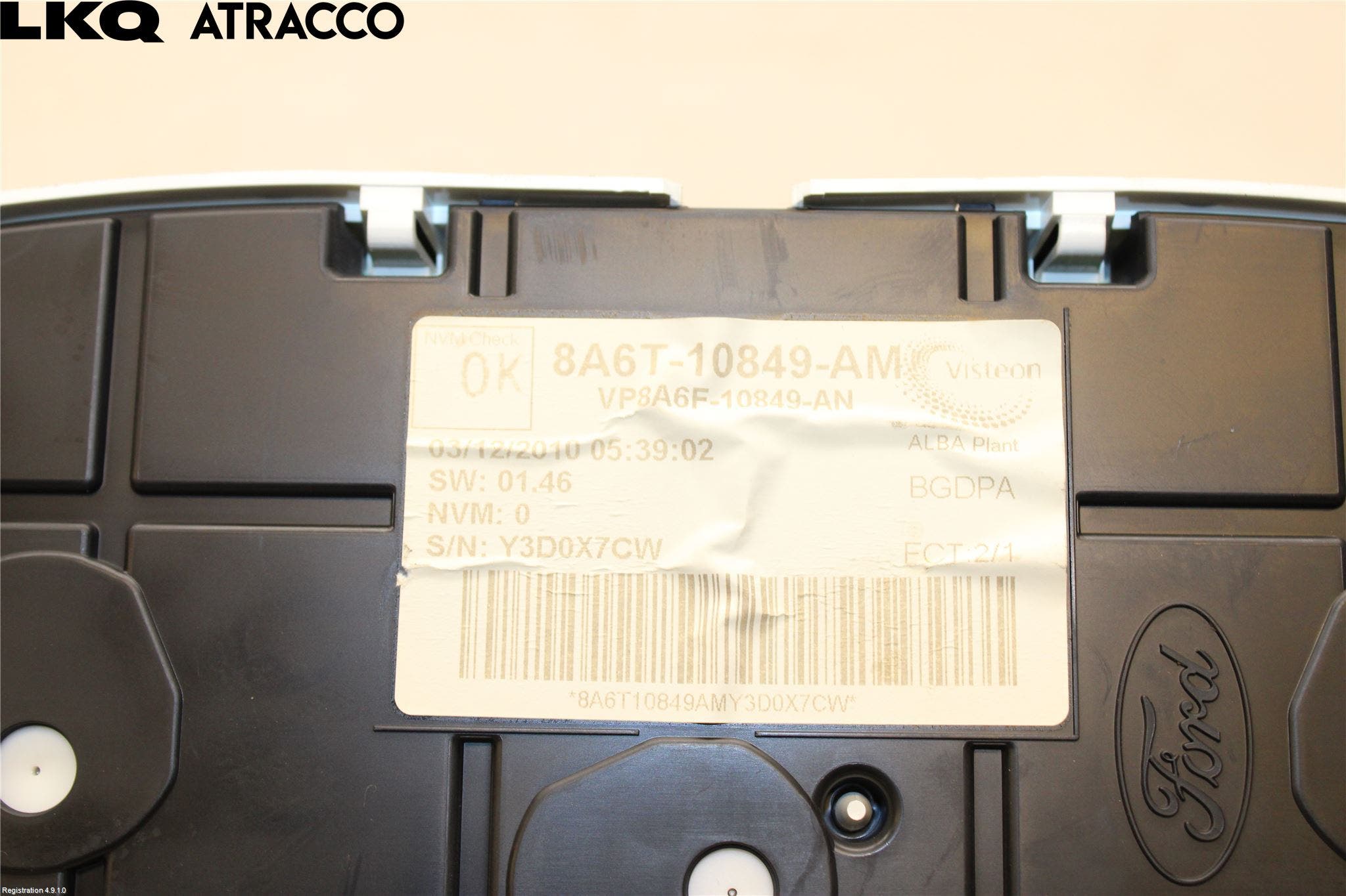 Ford FIESTA 09-12 Instr Kombinert