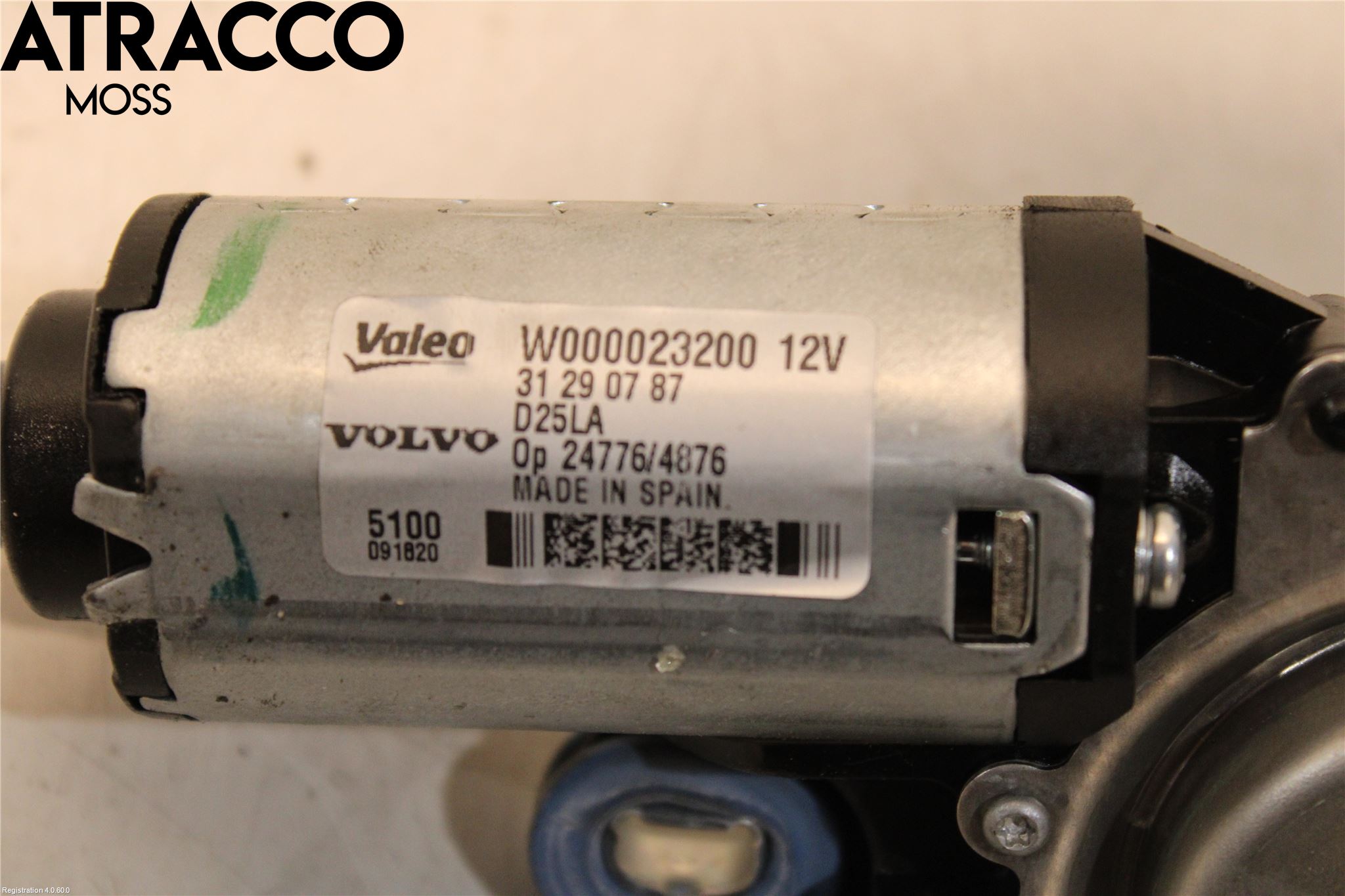 Volvo V70 08-13 Viskermotor Bakluke