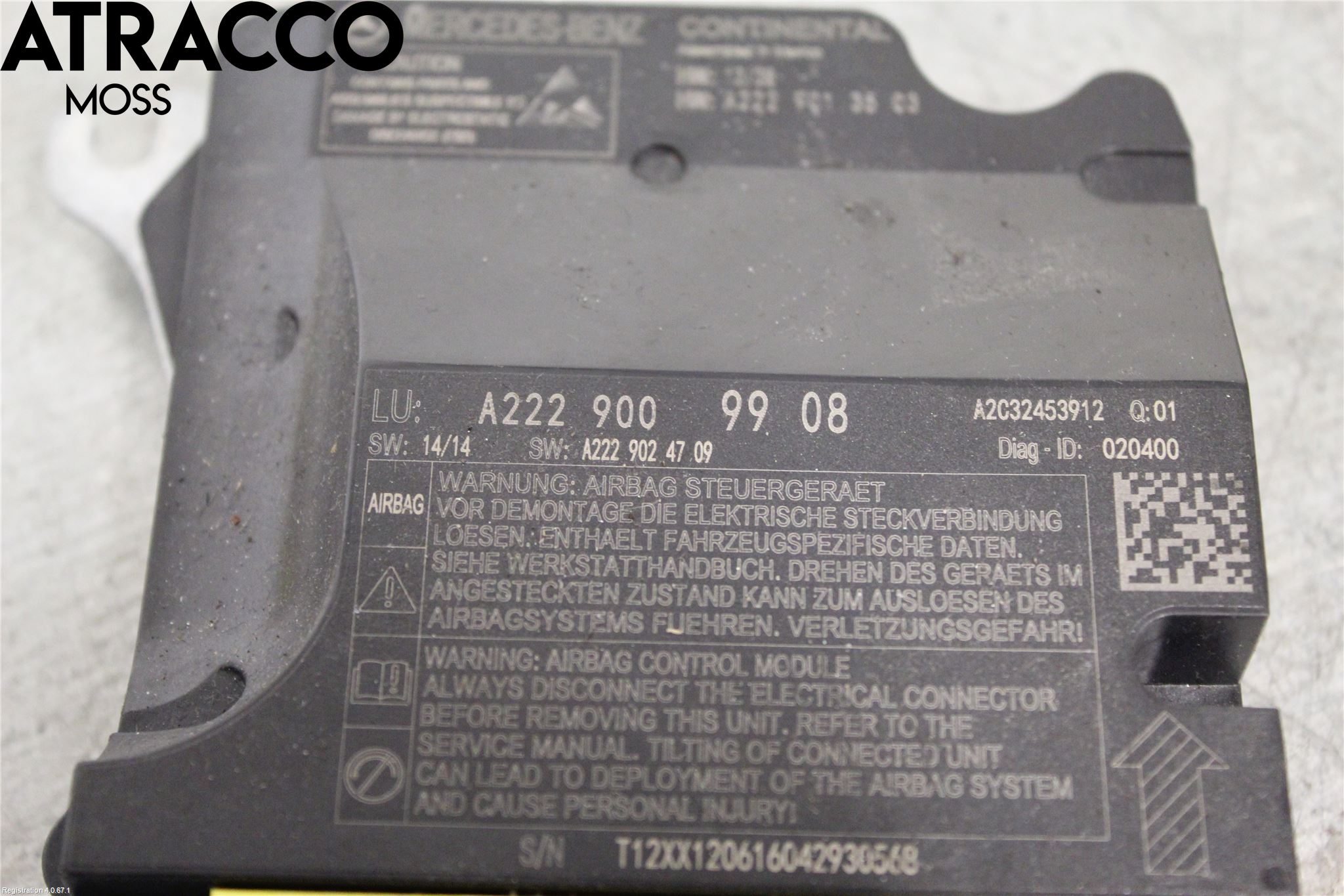 Mercedes-Benz MB S-KLASS (W222) 13-20 Styreenhet Øvrig