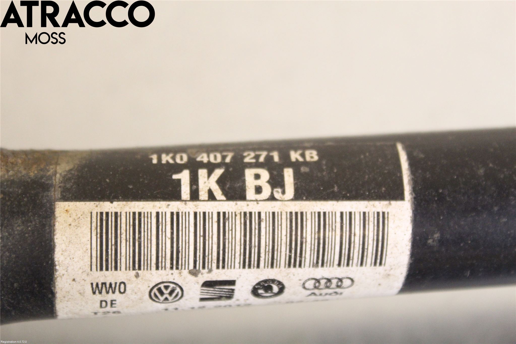 Volkswagen VW TOURAN 10-15 Drivaksel Foran Kompl Venstre